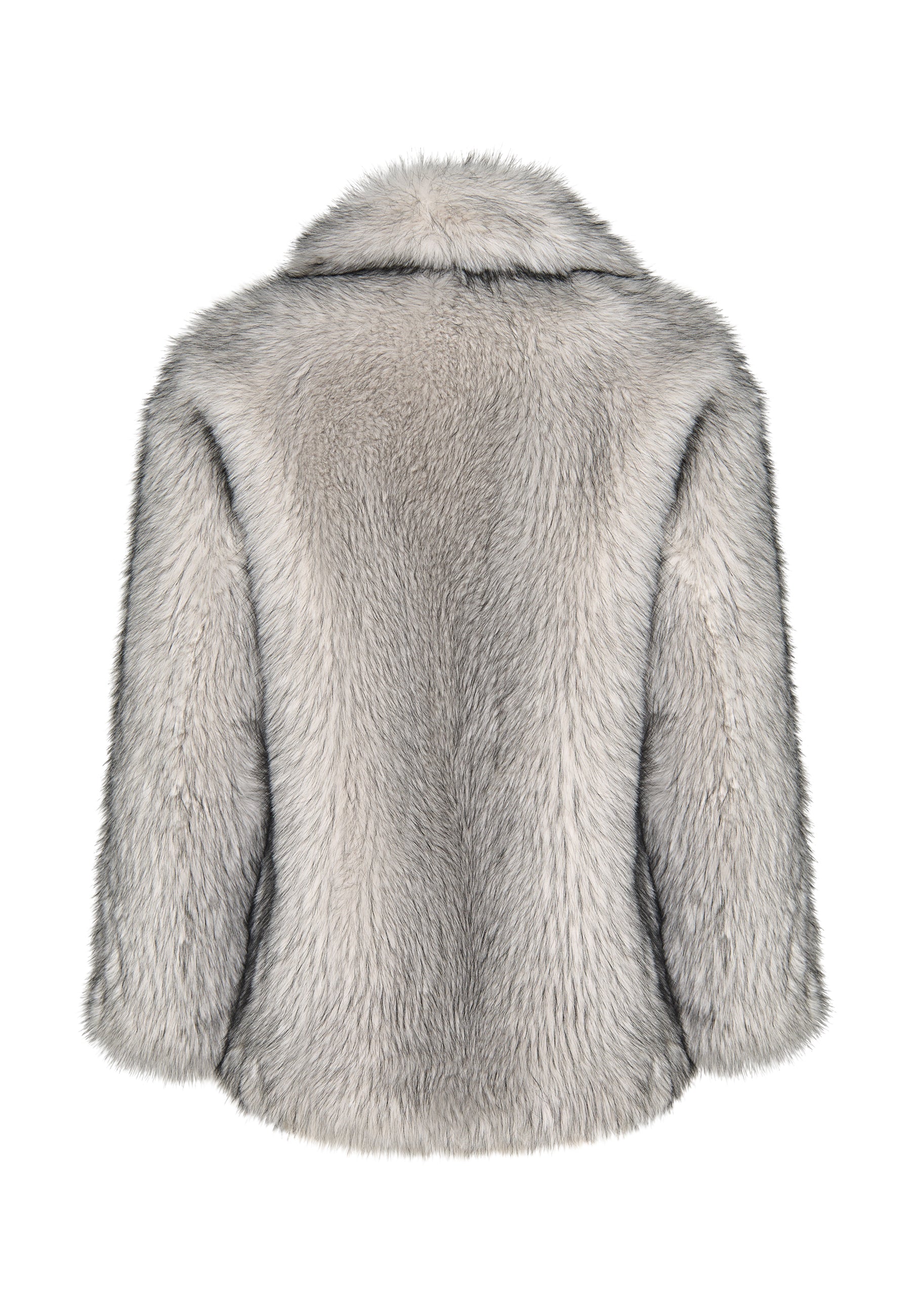 Chic Faux Fur Coat - White