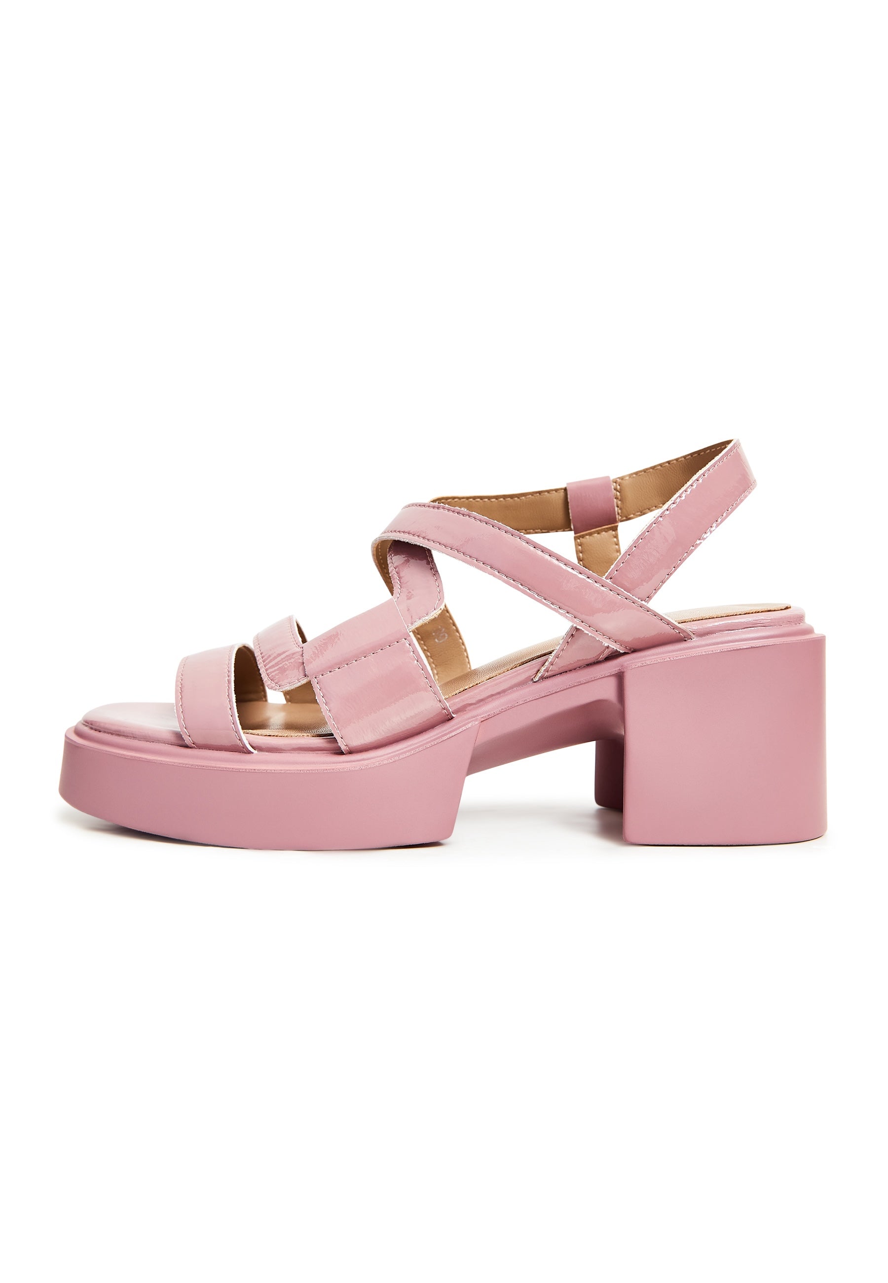 Buy \u0026 Other Stories Strappy Block Heel Sandals 2025 Online | ZALORA