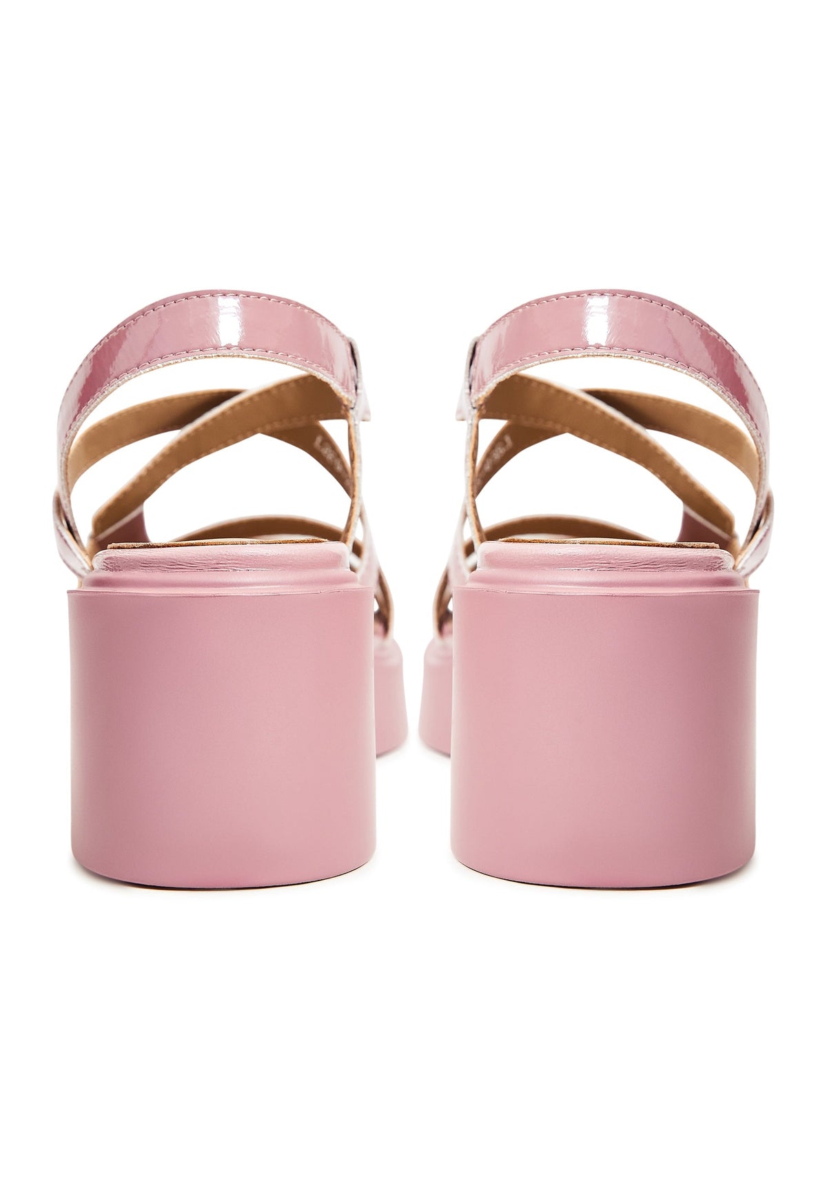 Sandali con tacco a blocco