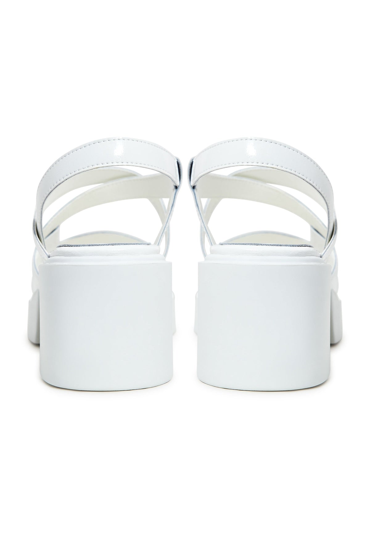 Sandali con tacco a blocco