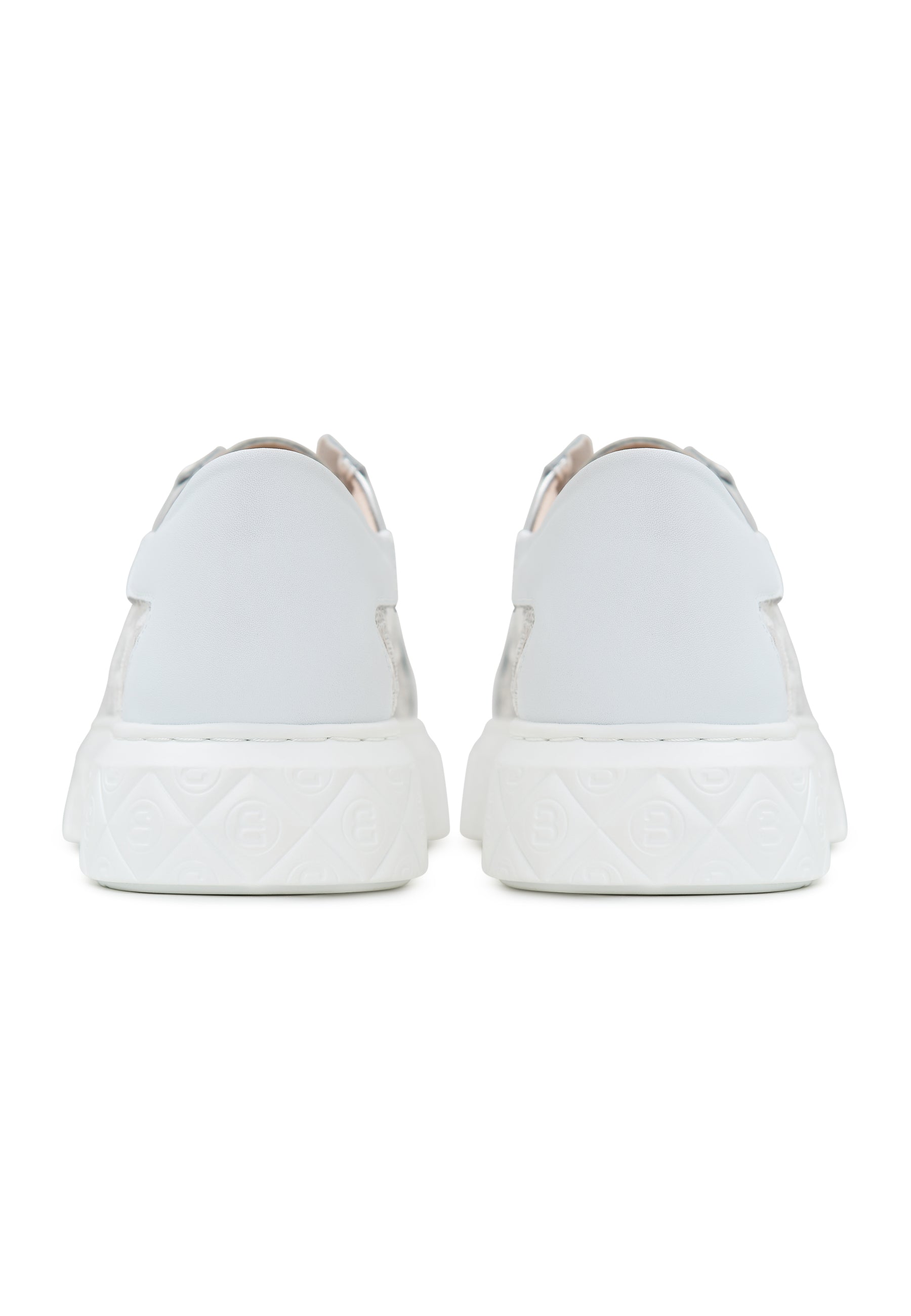 Leather Platform Sneakers Nancy - White