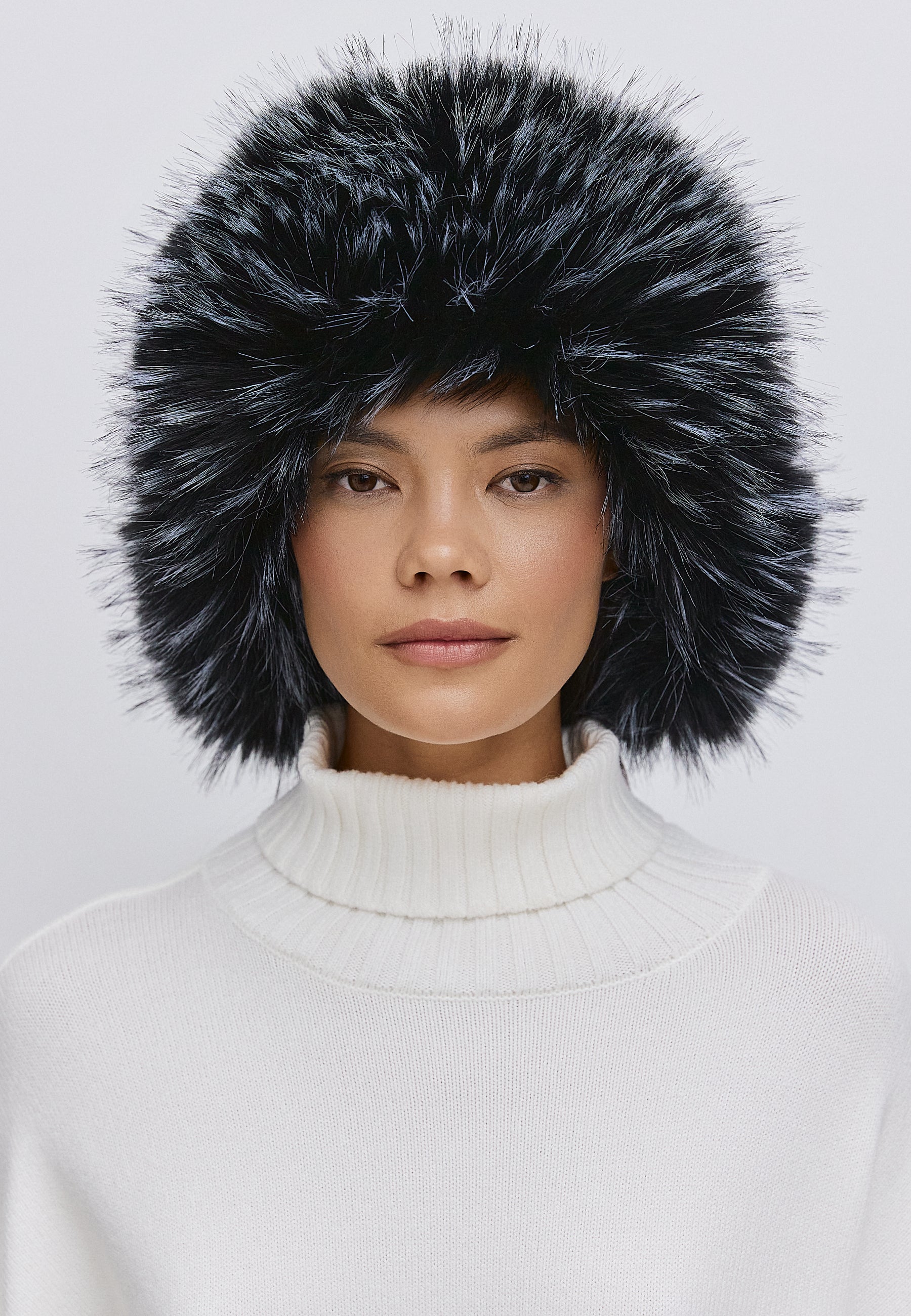 Faux Fur Hat Irina - Blue