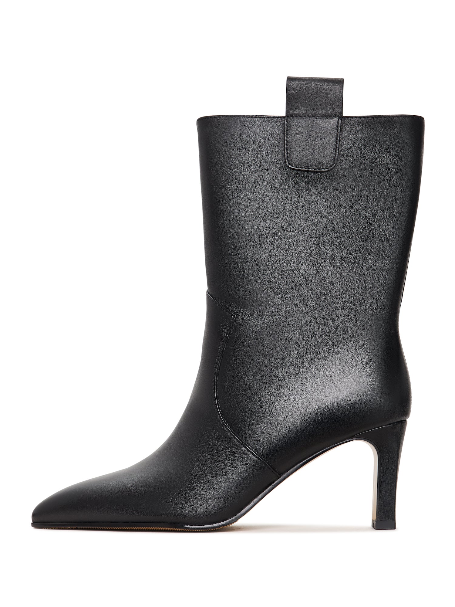 Elegante hochhackige Stiefel Ava - Schwarz