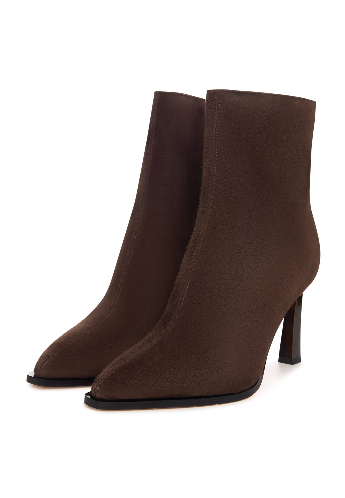 Velvet Edge Ankle Boot - Brown