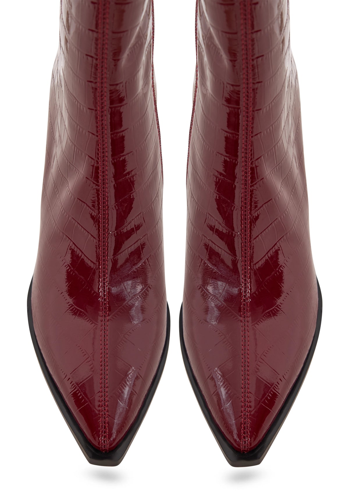 Crimson Fang Ankle Boot - Bordeaux