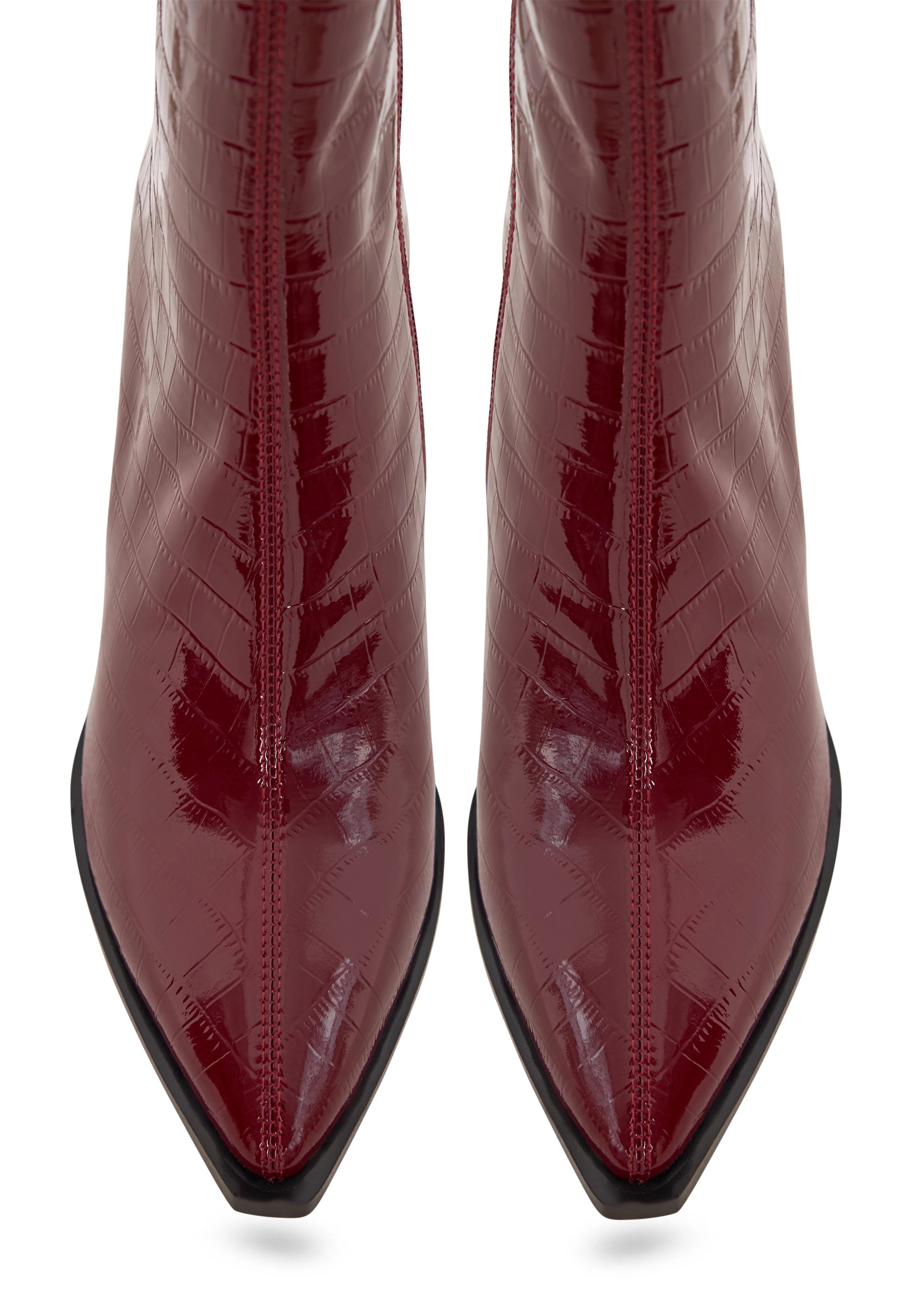 Crimson Fang Ankle Boot - Bordeaux