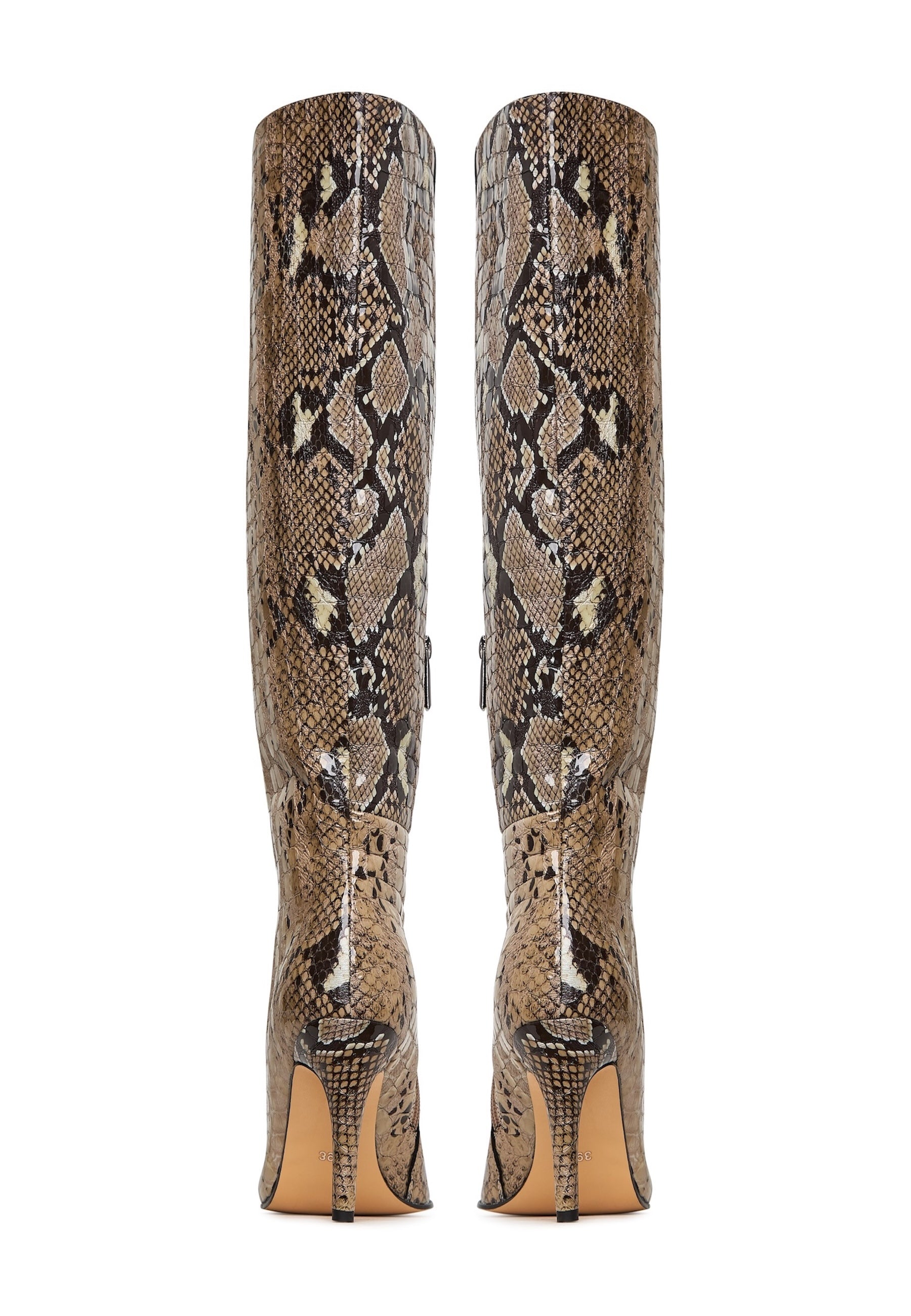 Elegantes botas altas Reyna - Leopardo