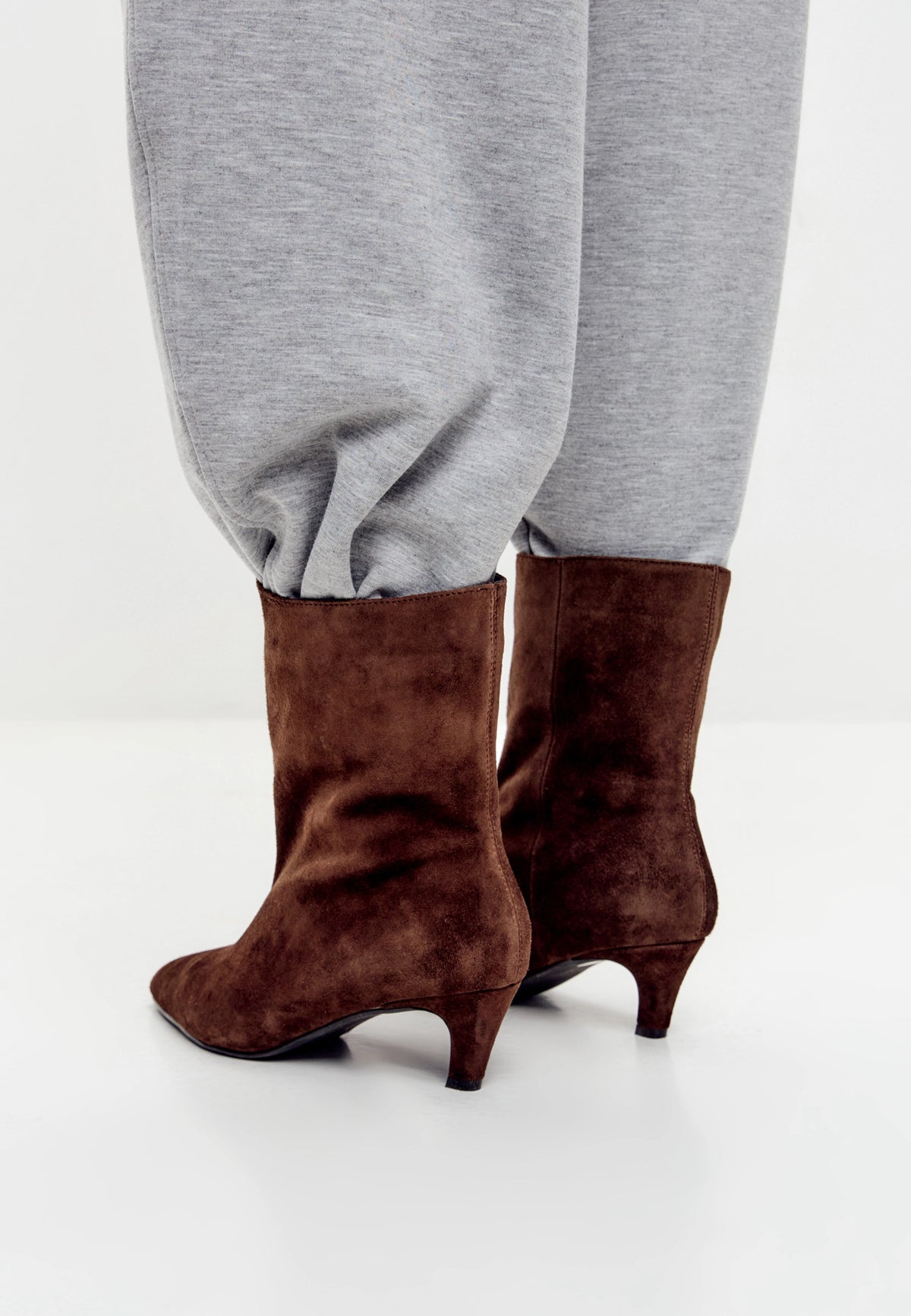 Kitten Hæl ankelstøvler Dolly - Sort