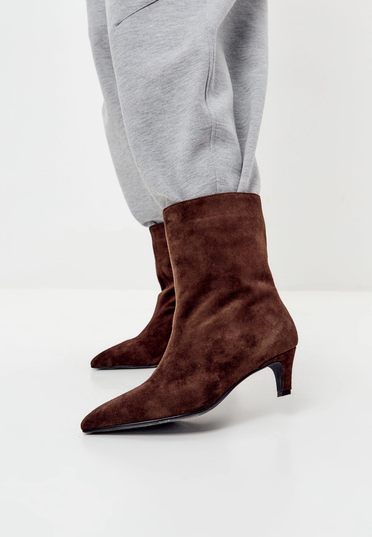 Kitten Hæl ankelstøvler Dolly - Sort