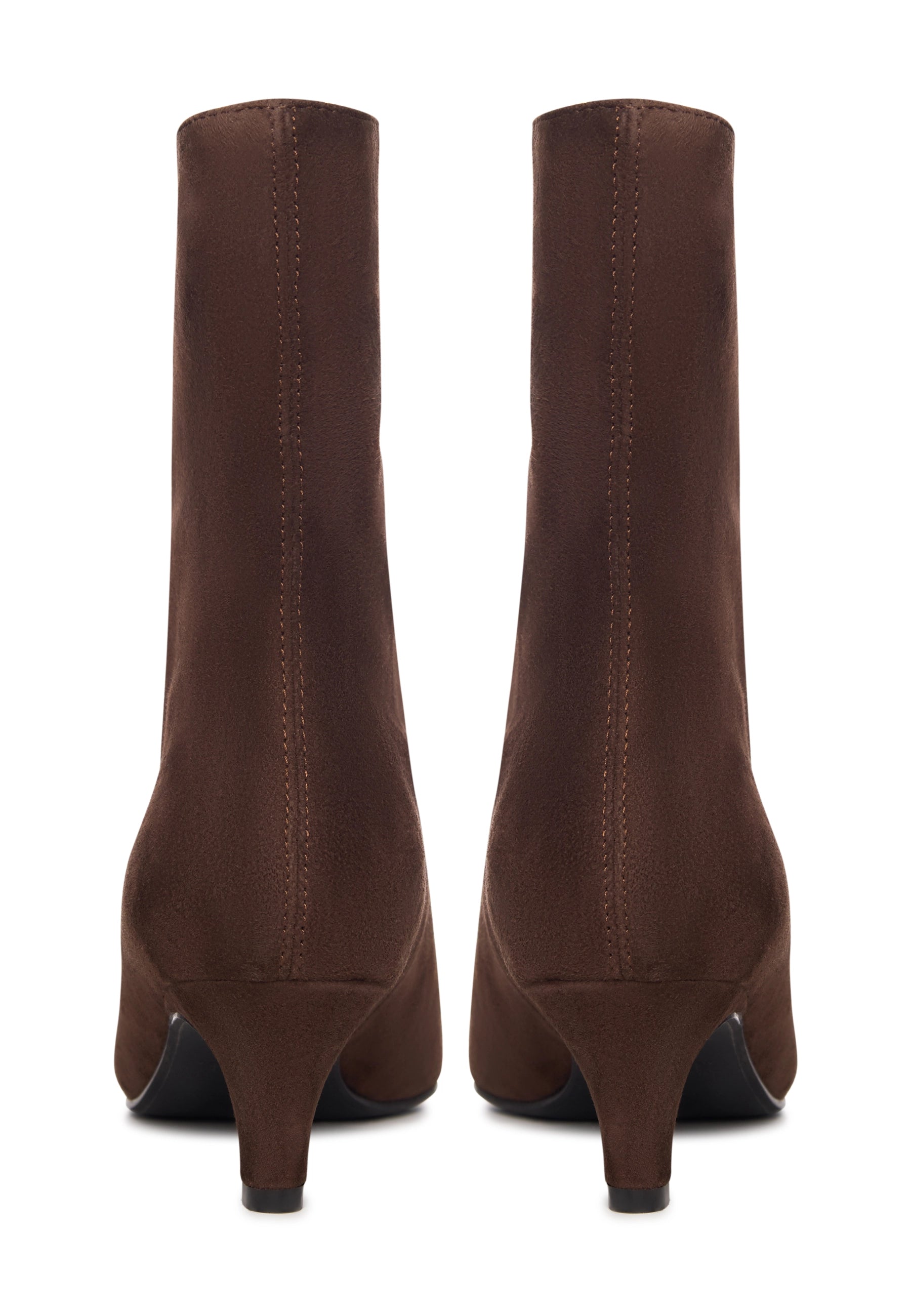 Kitten Heel Stiefelette Dolly - Schwarz