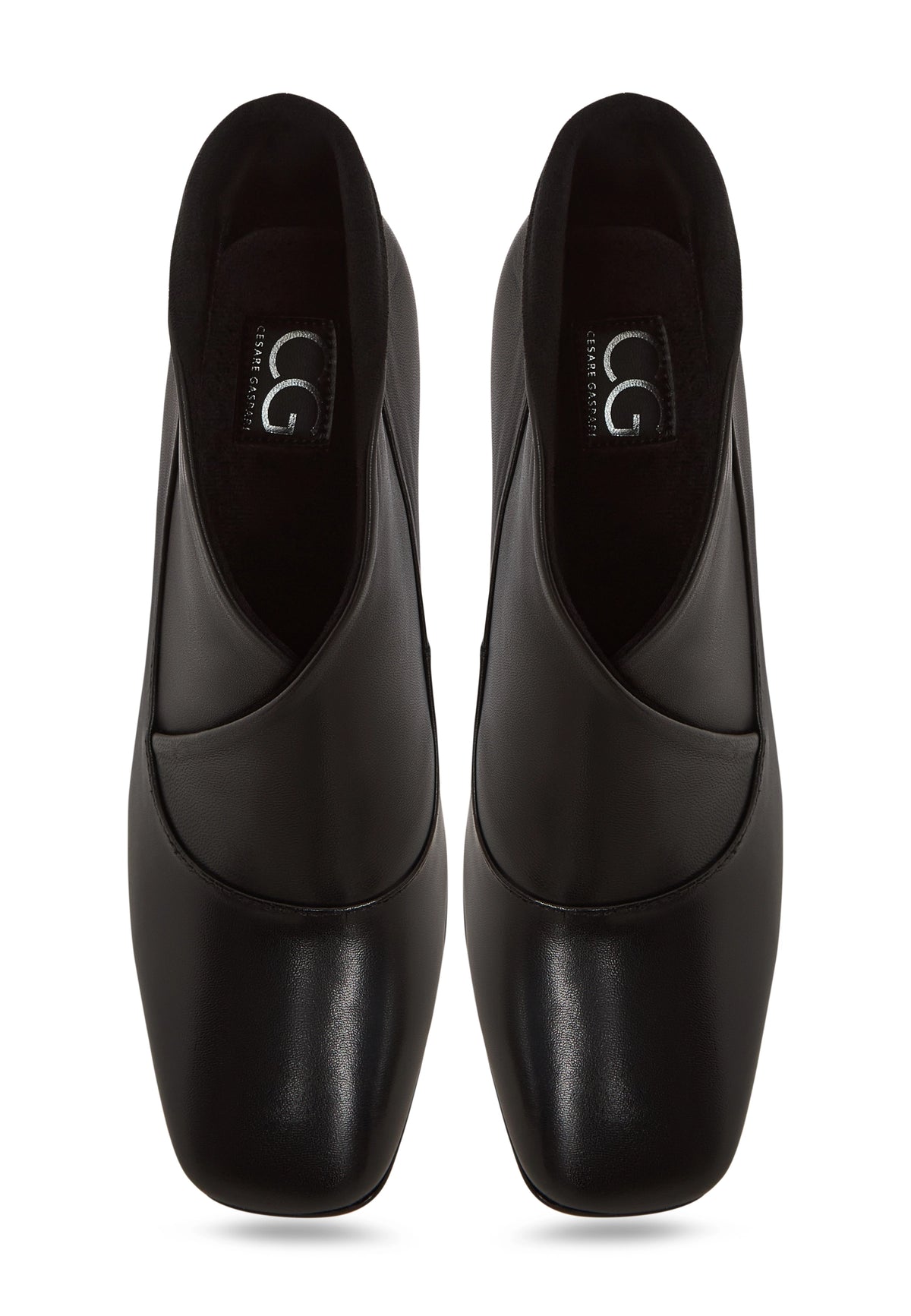 Sculpted High Vamp Ankle Shoe - Black