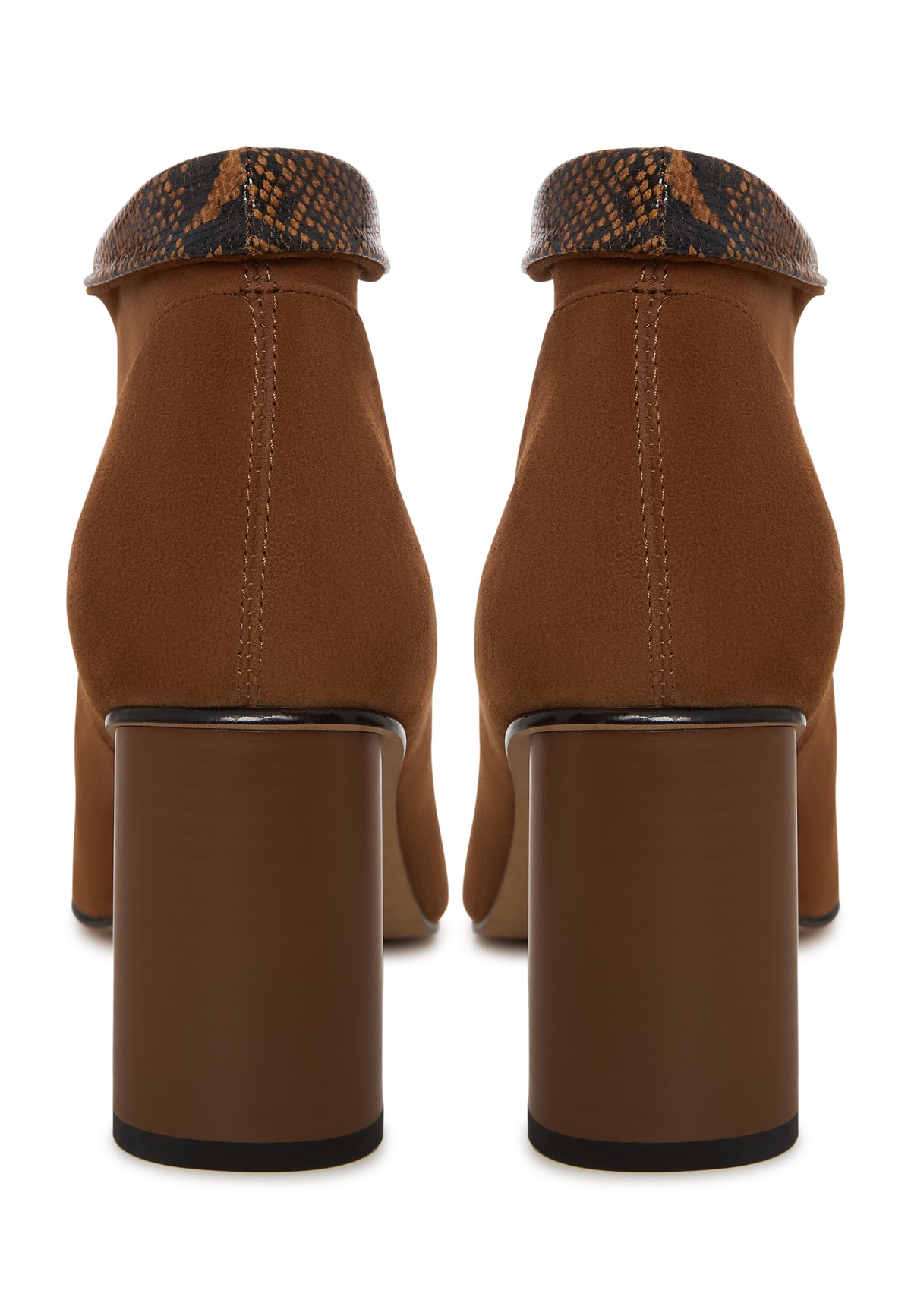 Sculpted High Vamp Ankle Shoe - Brown