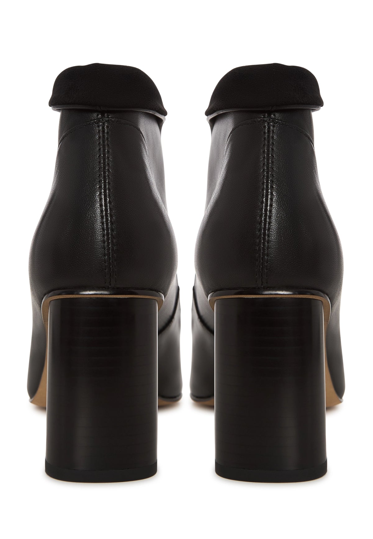 Sculpted High Vamp Ankle Shoe - Black