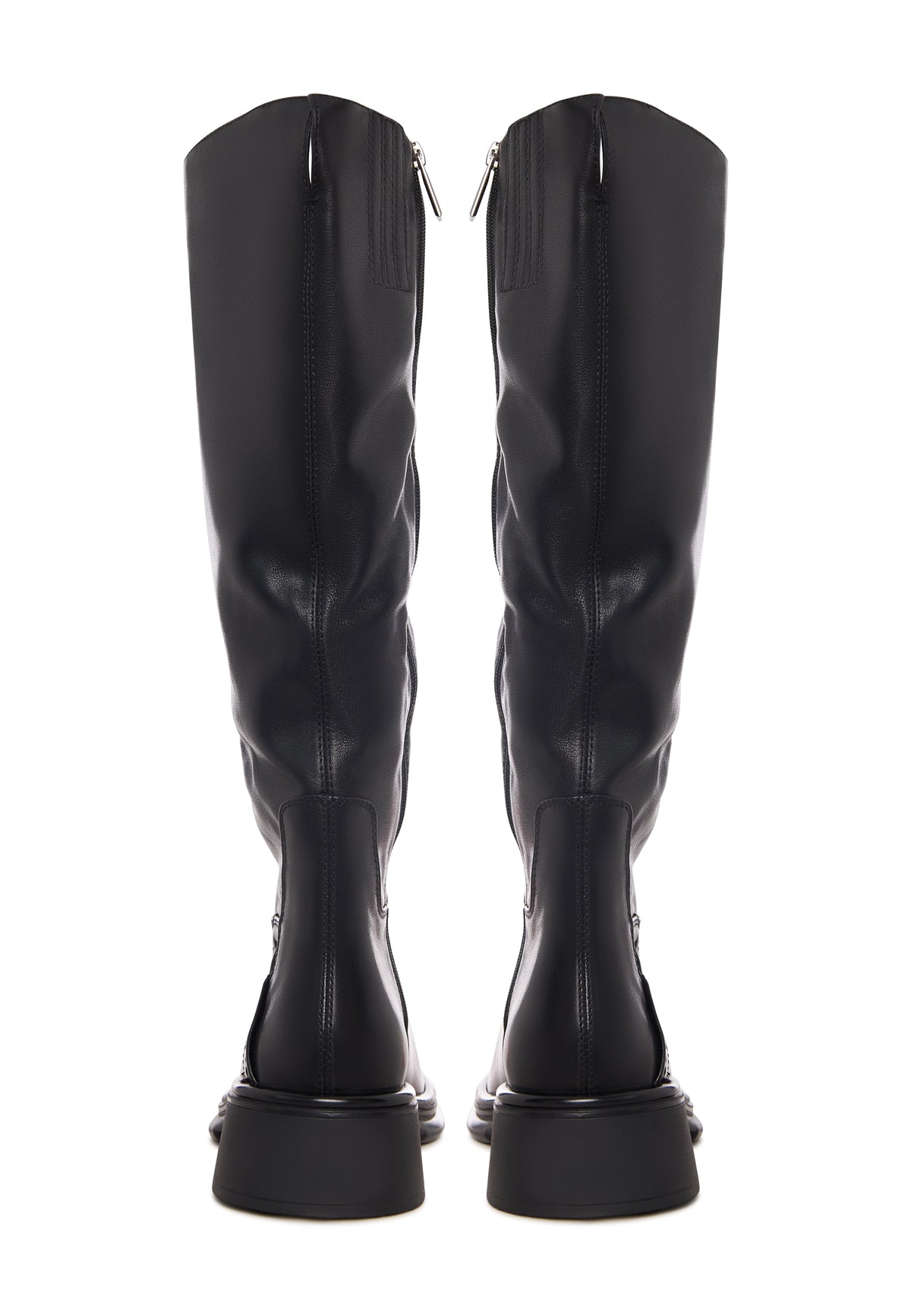 Sculpted Silhouette Riding Boot - Black
