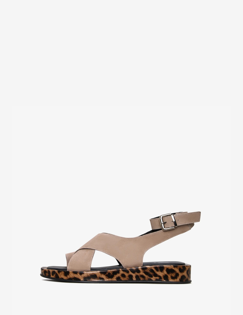 Cross-Strap Sandals