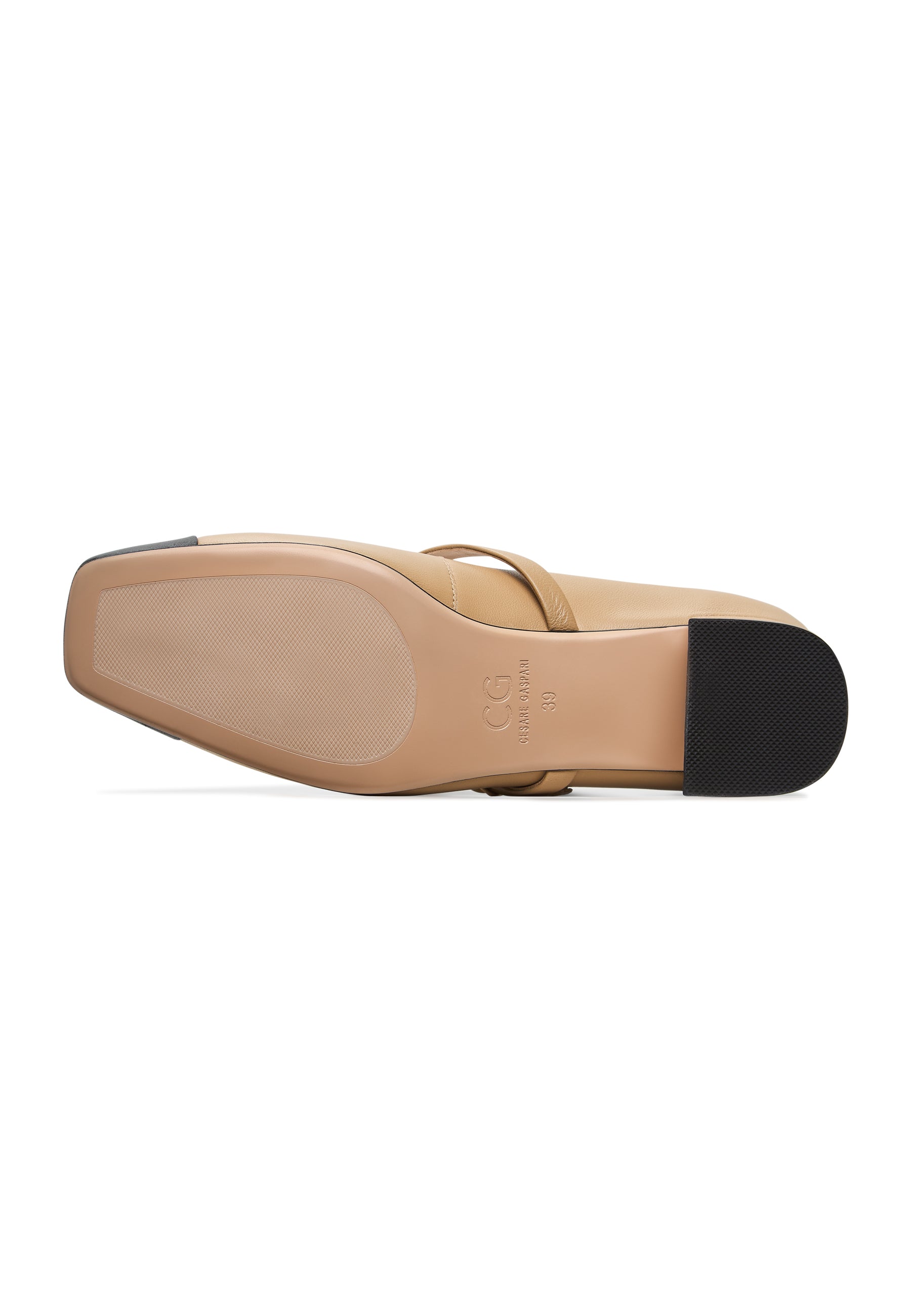 Elegantes tacones Mary Jane Briar - Beige y negro