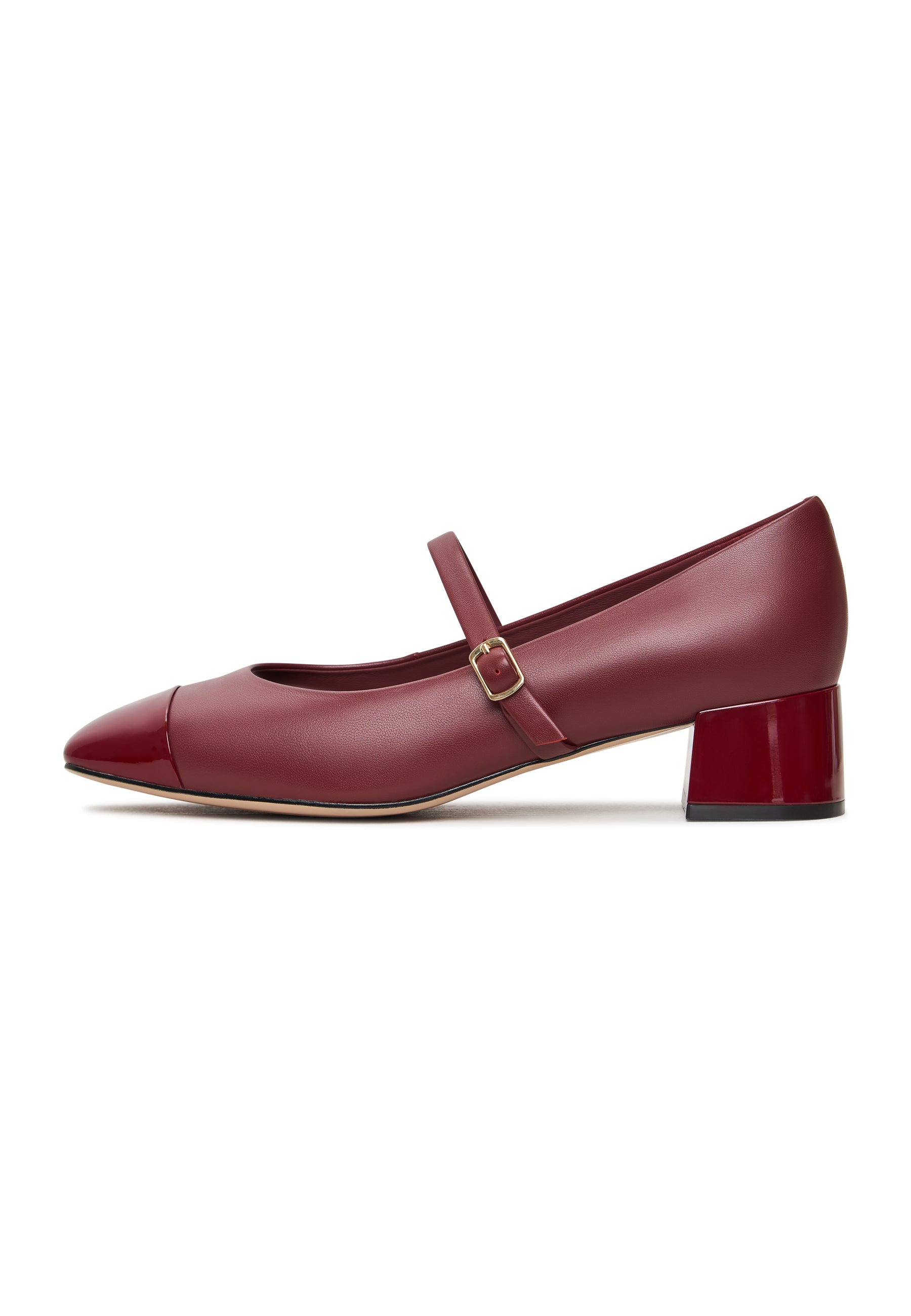 Elegantes tacones Mary Jane Briar - Rojo