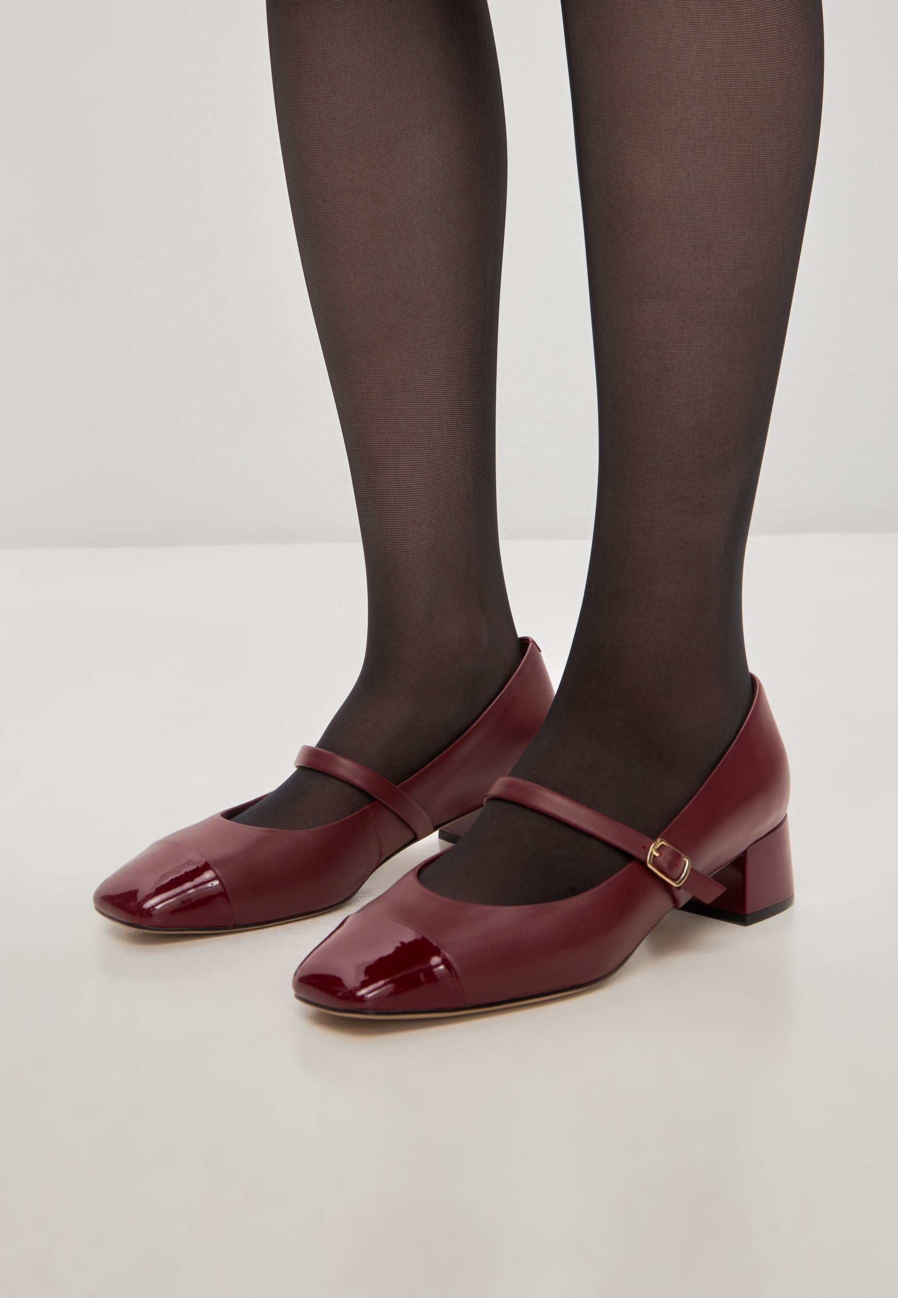 Elegantes tacones Mary Jane MJay - Rojo