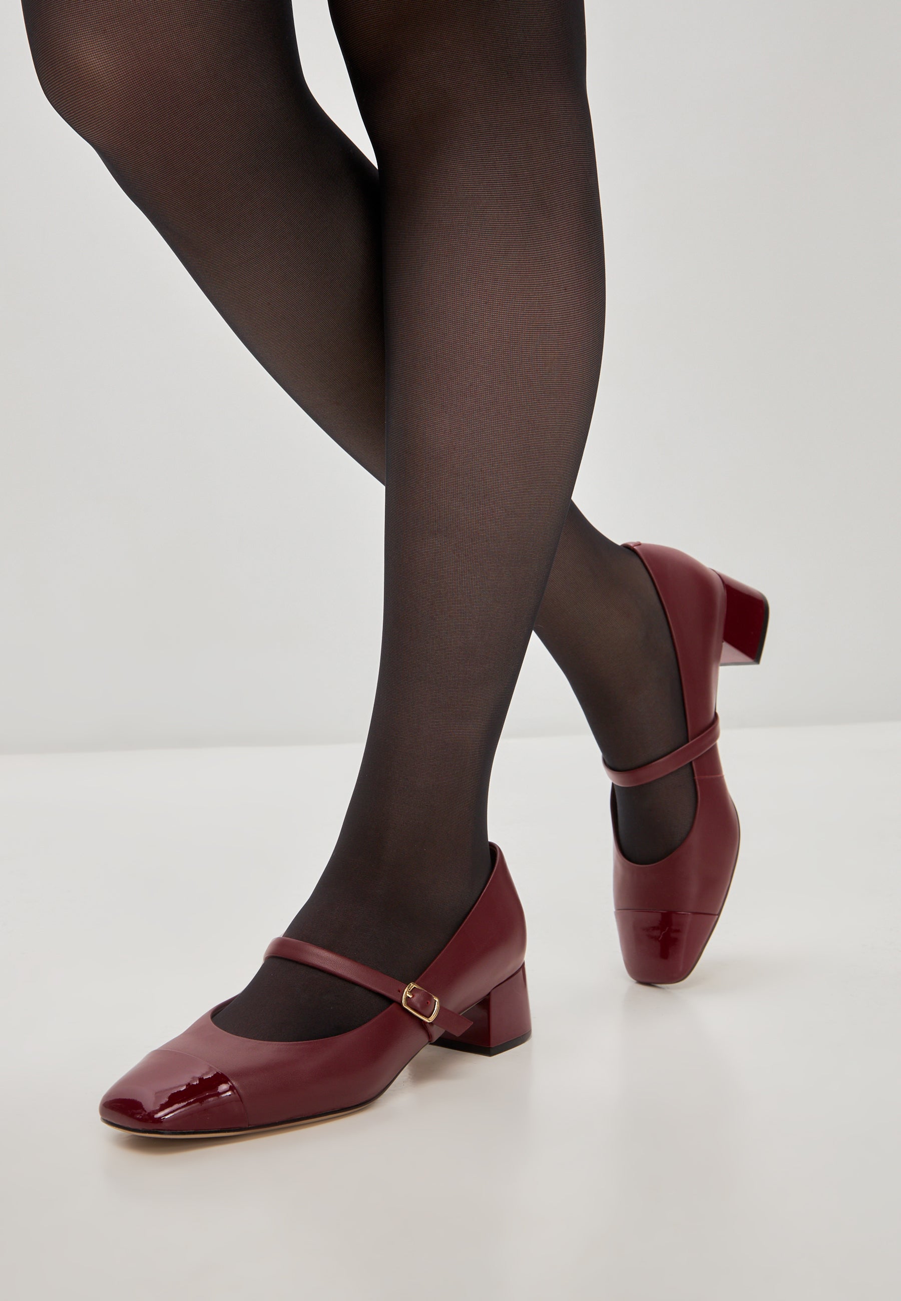 Elegantes tacones Mary Jane MJay - Rojo