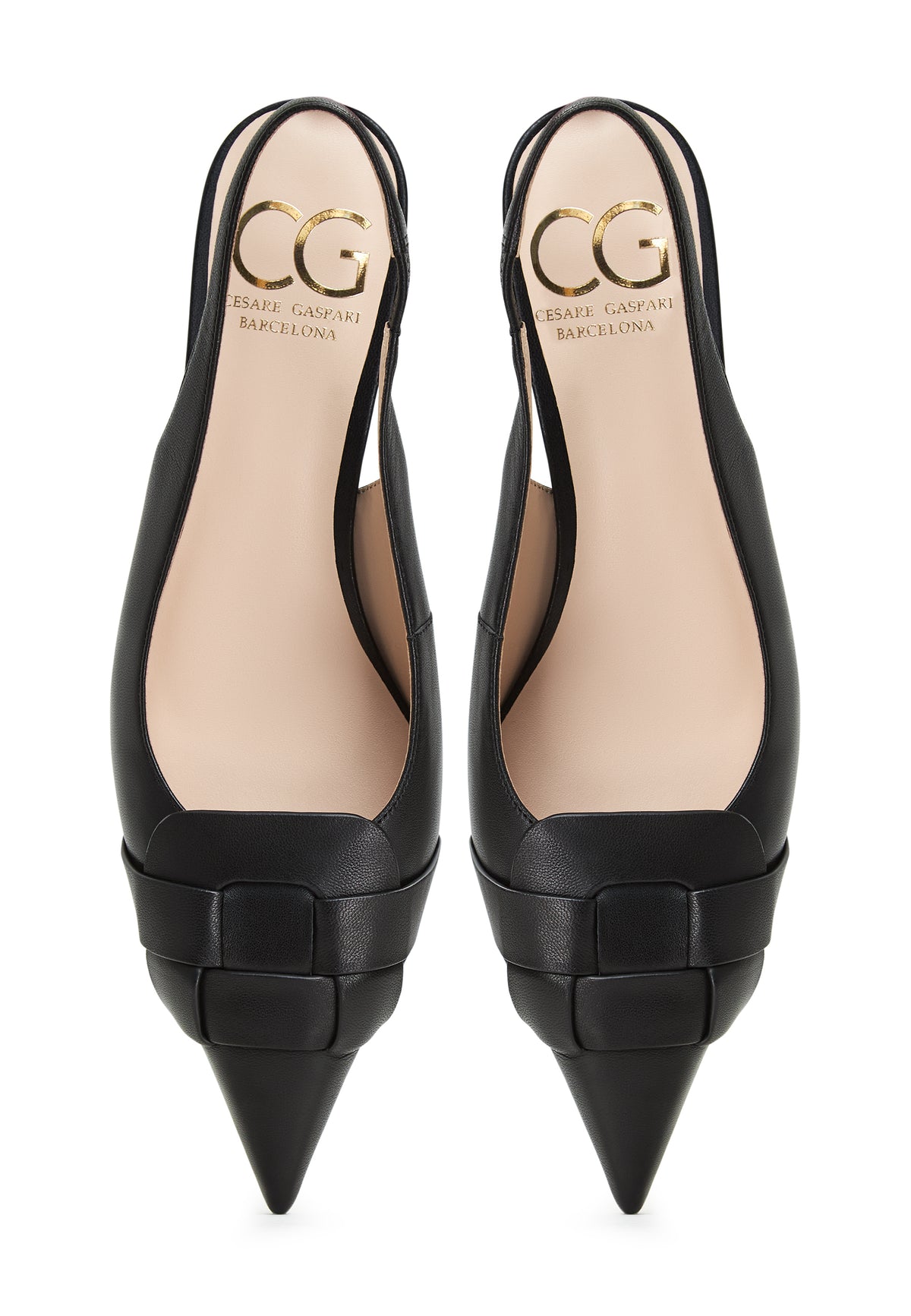Slingback Stiletto Pumps Bea - Sort