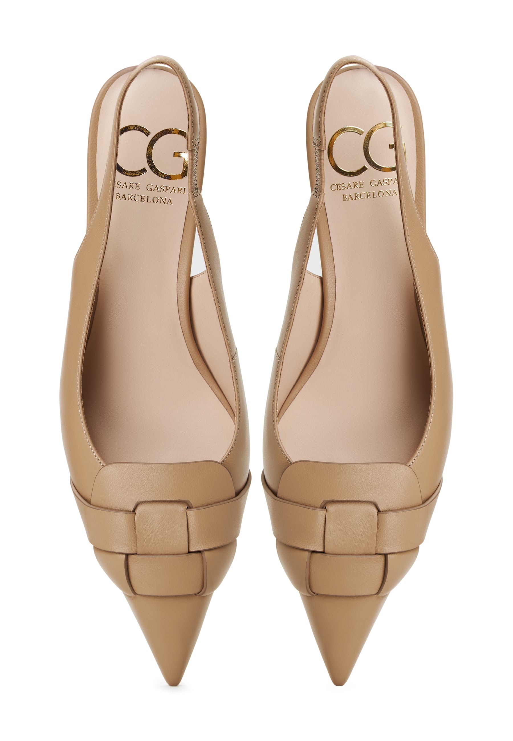 Slingback Stiletto Pumps Bea - Beige