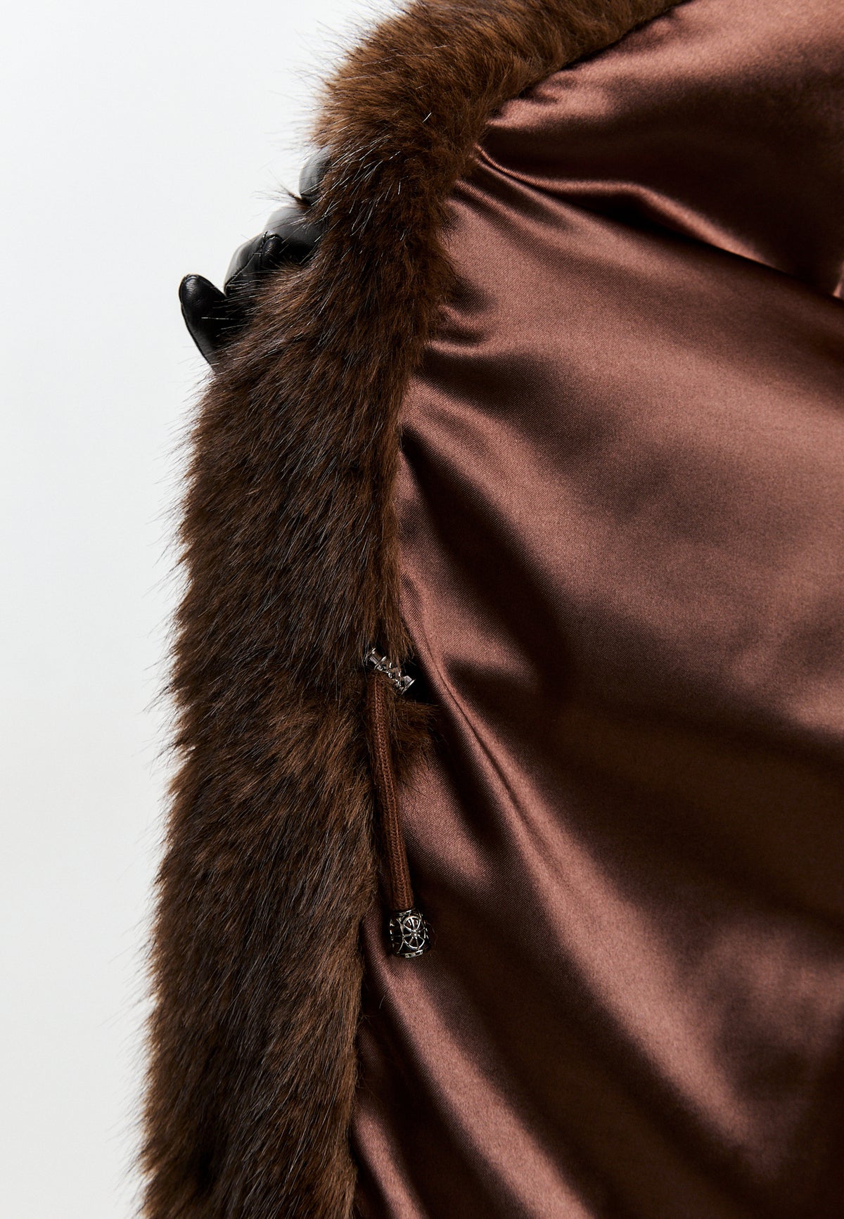 Chocolate Oversized Brown Faux Fur Jacket