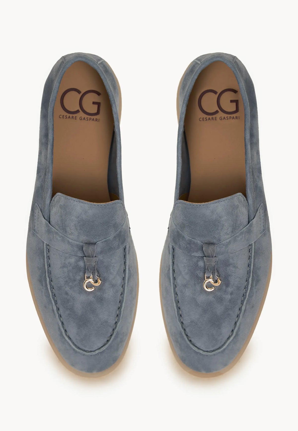 Platform Moccasins Aurelia - Graphite Blue