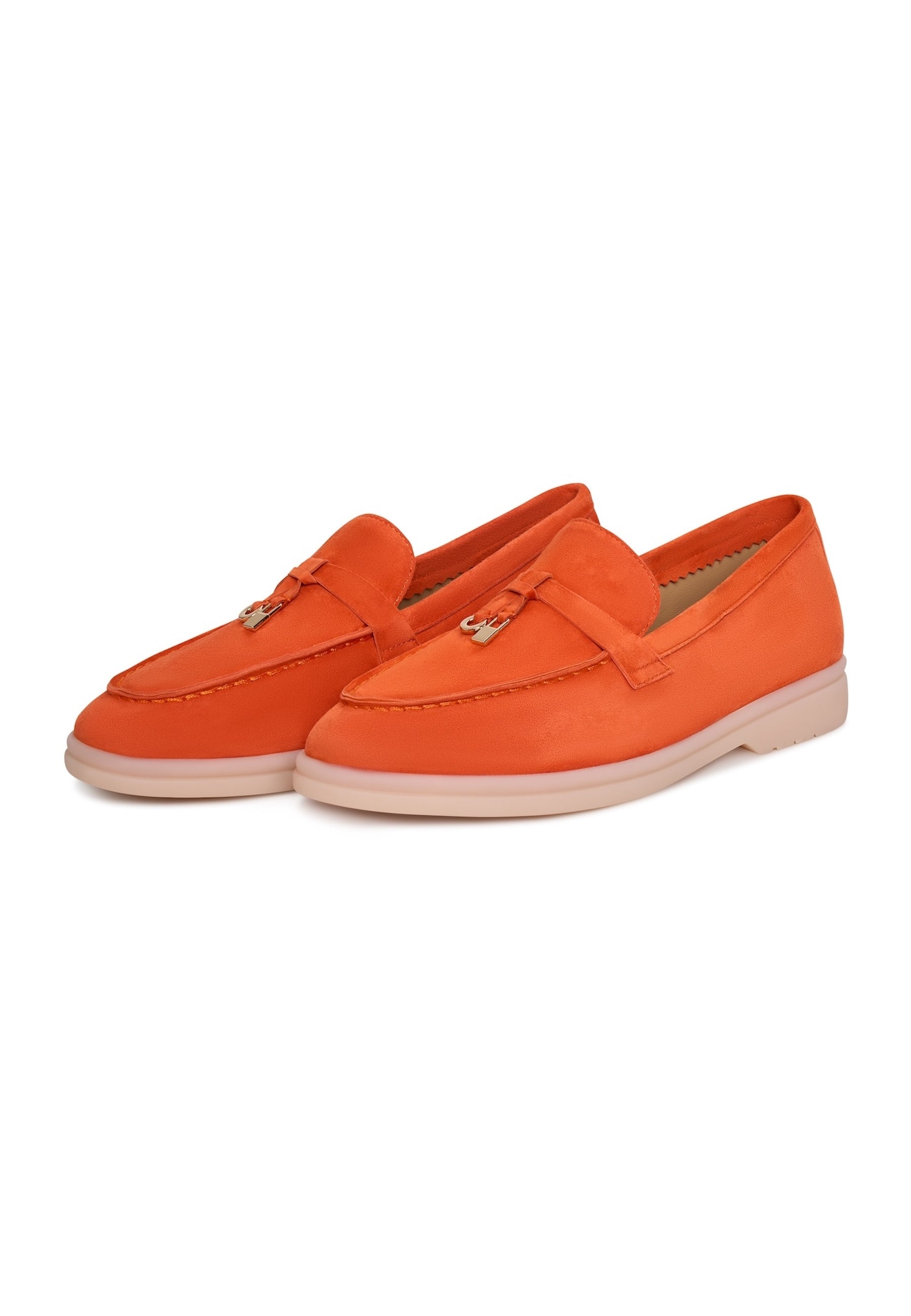 Platform Moccasins Aurelia - Orange