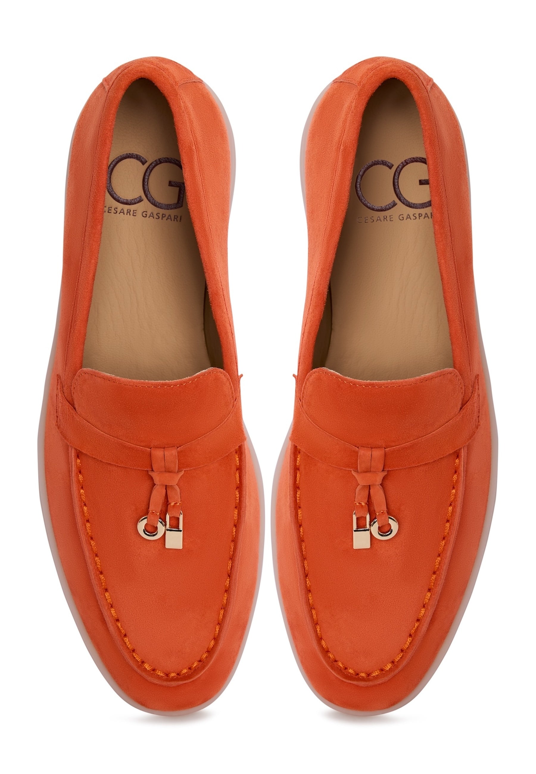 Platform Moccasins Aurelia - Orange