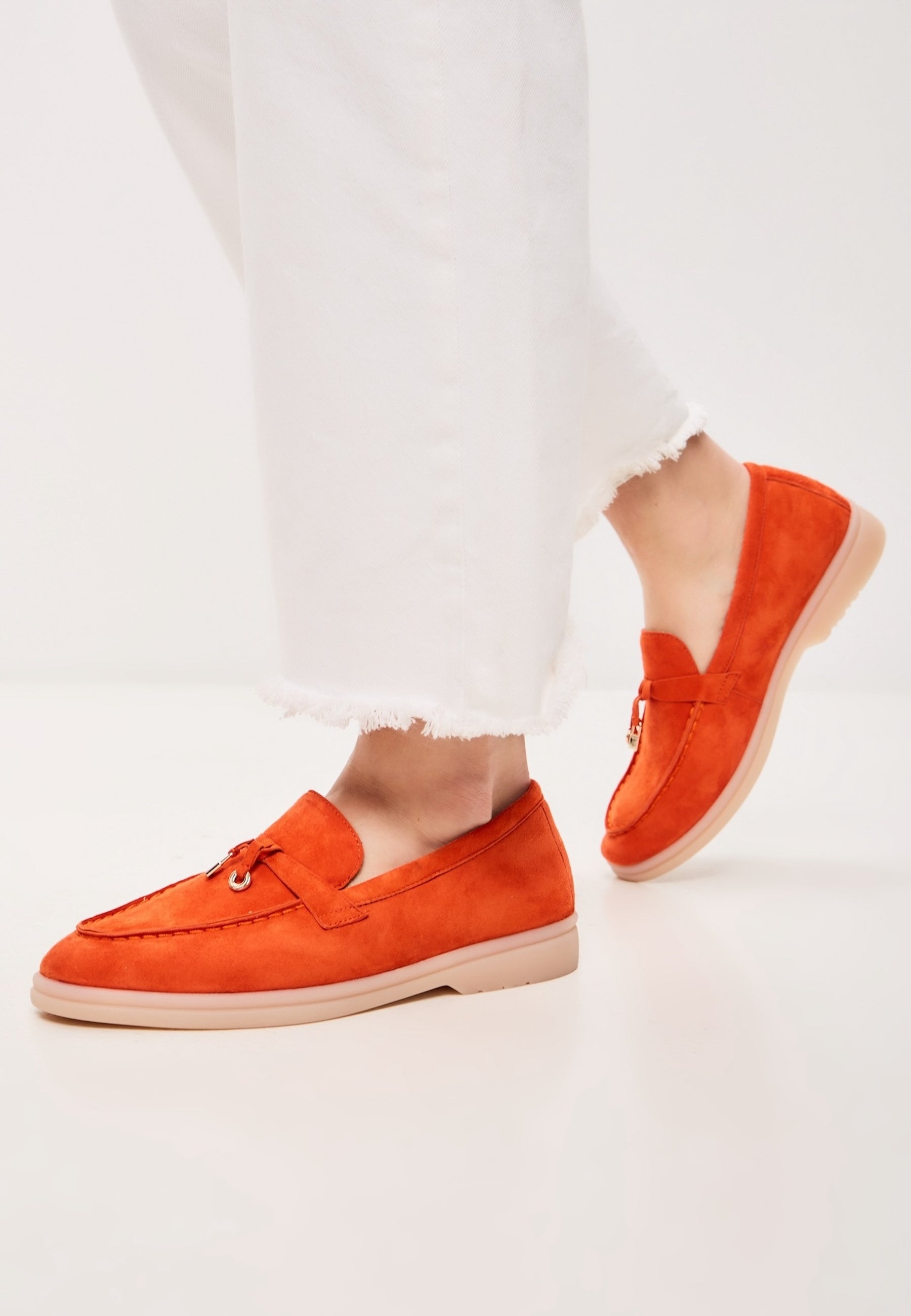 Platform Moccasins Aurelia - Orange