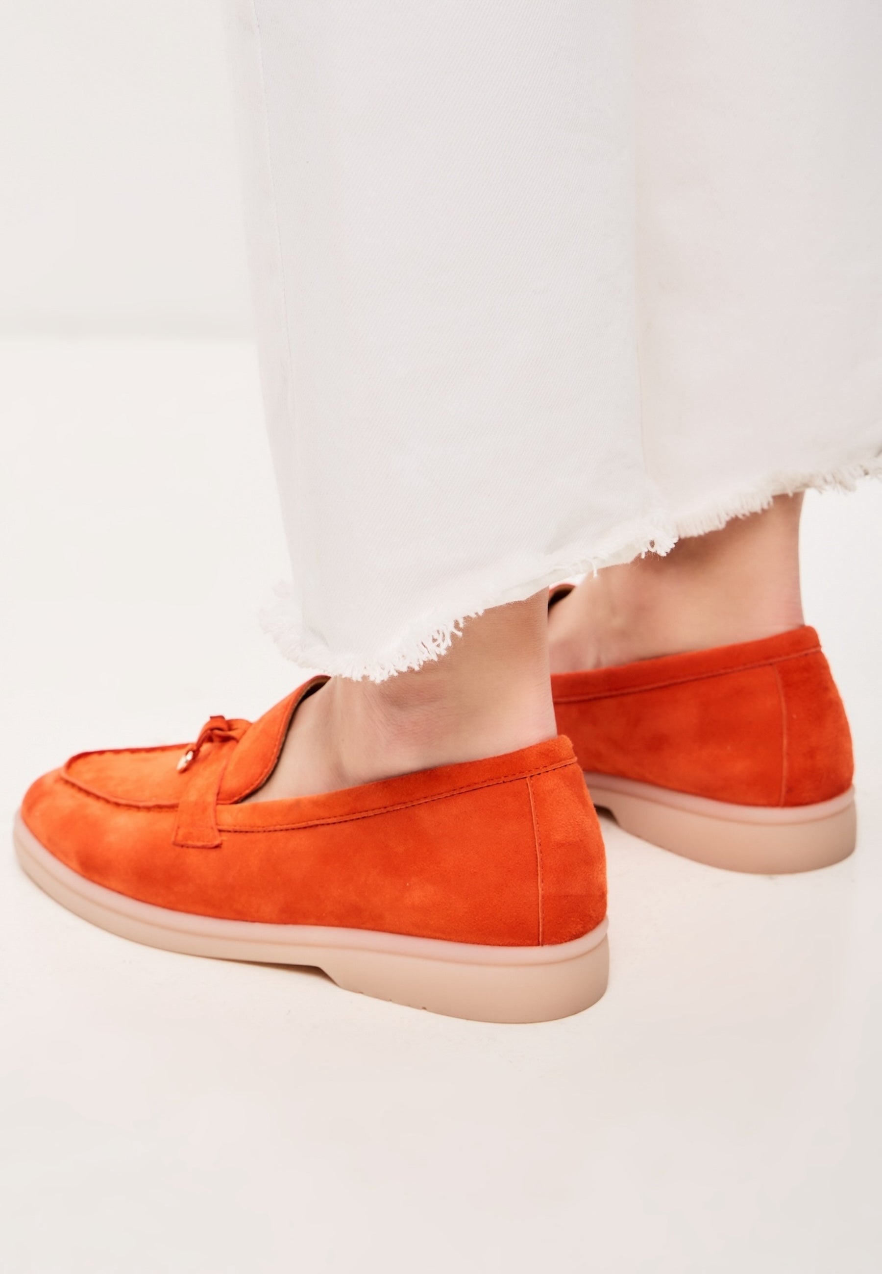 Platform Moccasins Aurelia - Orange