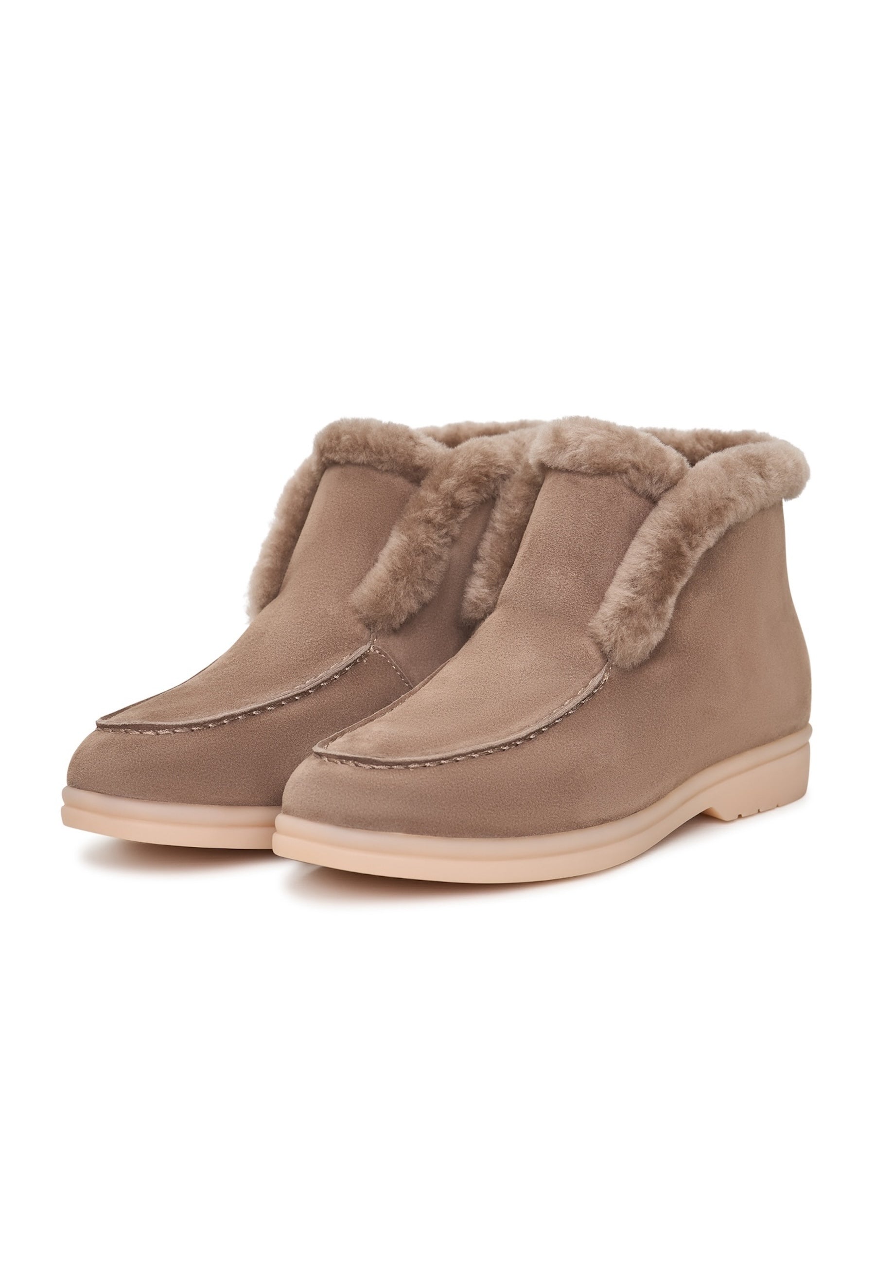 Winter Ankle Boots Antonia - Beige