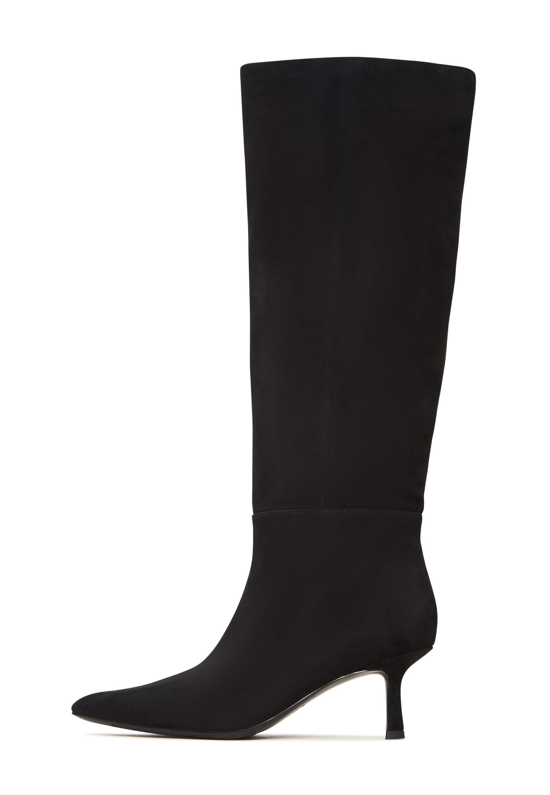 Wildleder-Stiefeletten Stella - Schwarz