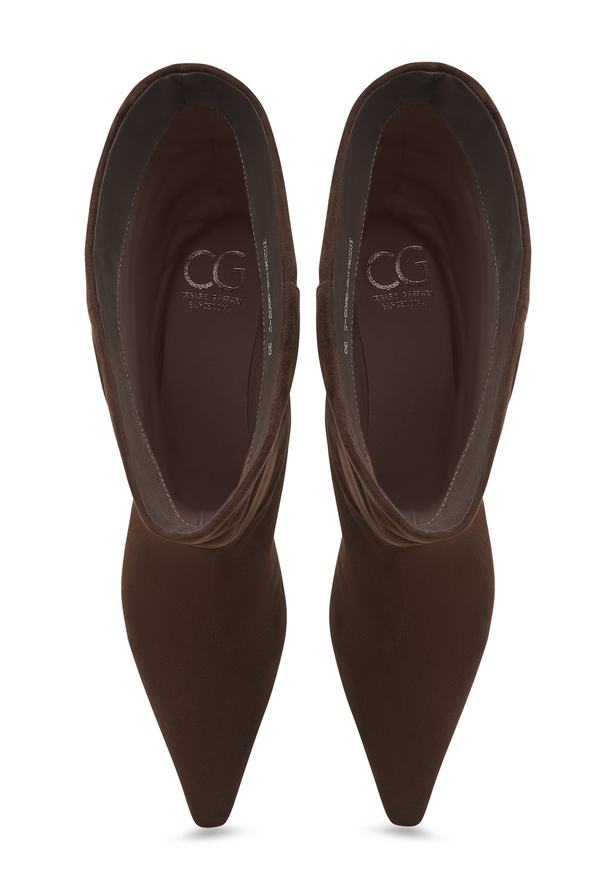 Suede Slouchy Boots Stella - Brown