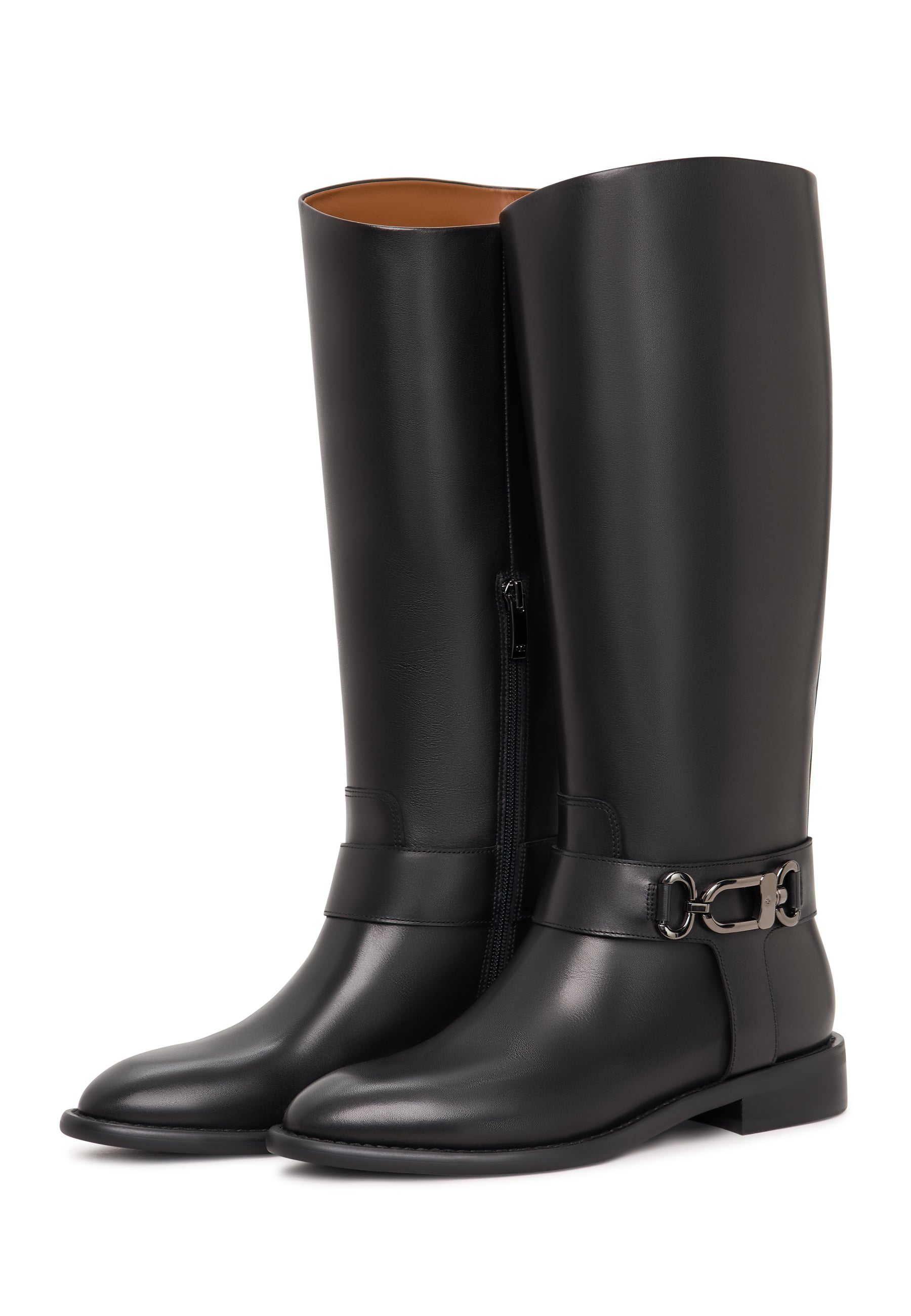 Leather equestrian boots best sale