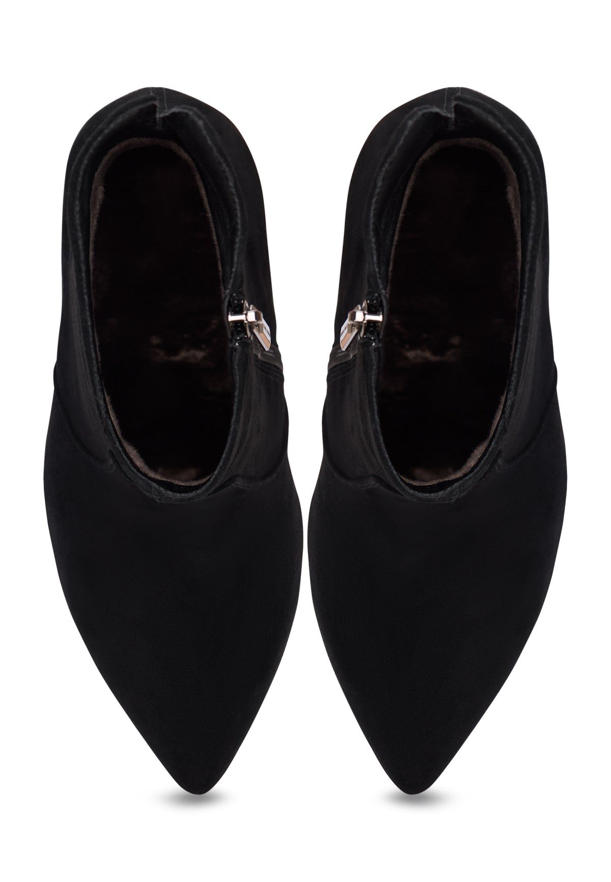 Schicke hochhackige Stiefelette Cleo - Schwarz