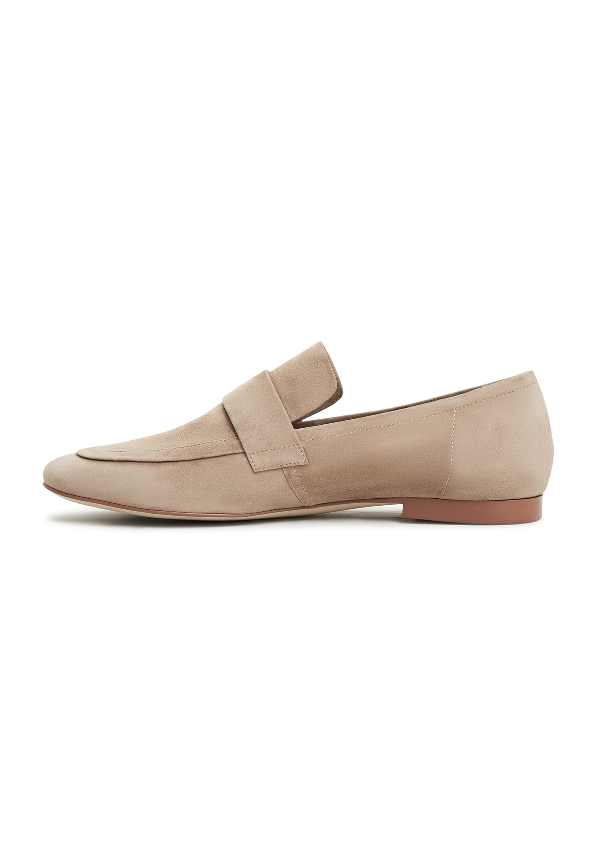 Loafers med blokhæl Diana - Beige