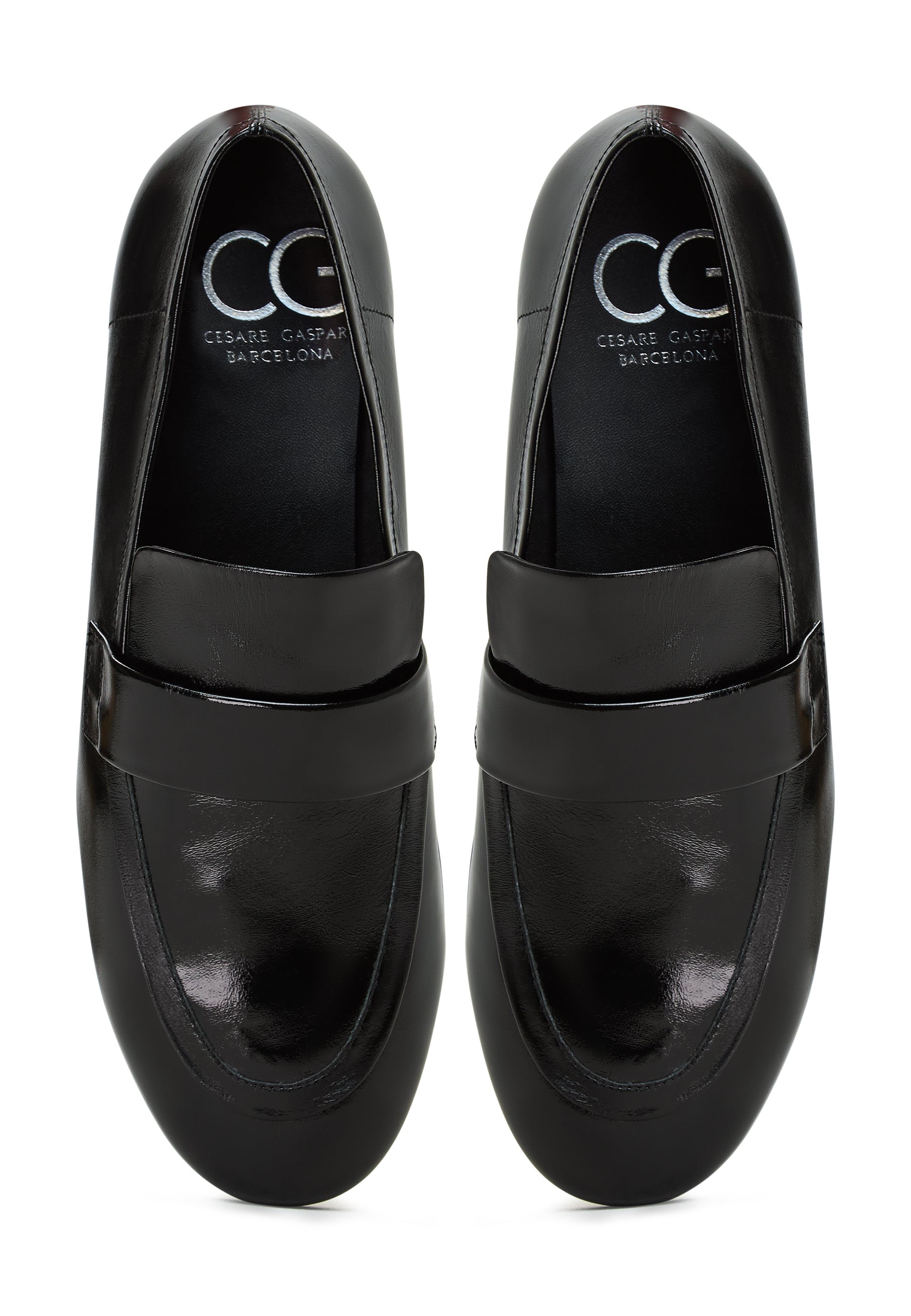 Block Heeled Loafers Diana - Black