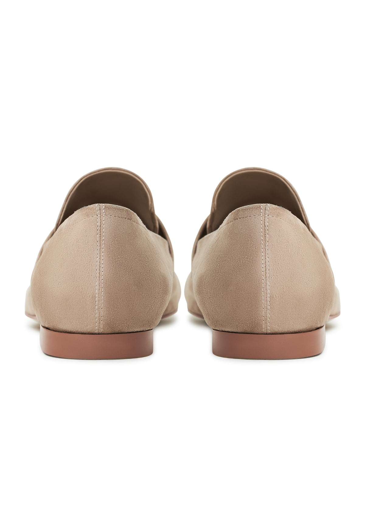 Loafers med blokhæl Diana - Beige