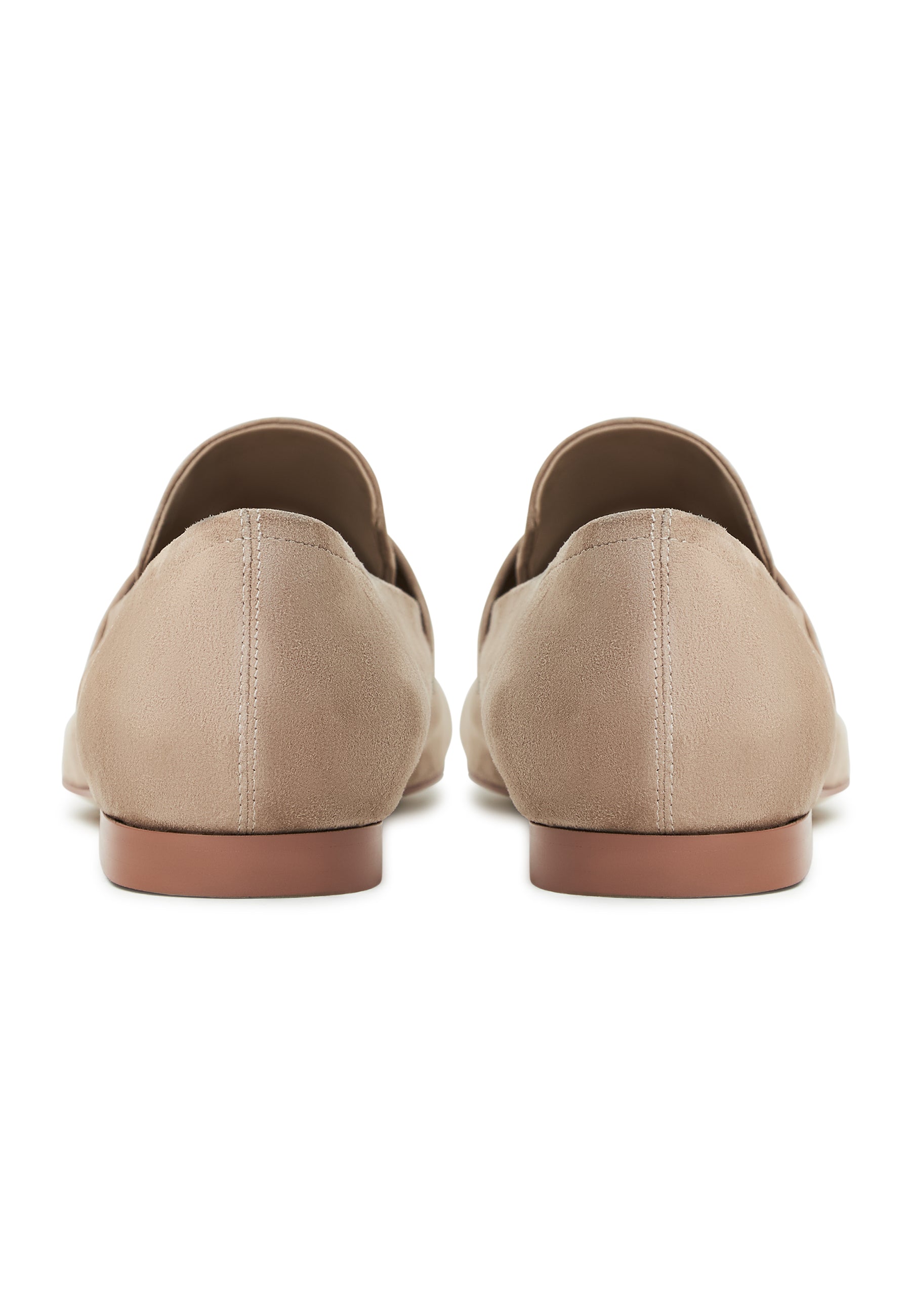 Block Heeled Loafers Diana - Beige