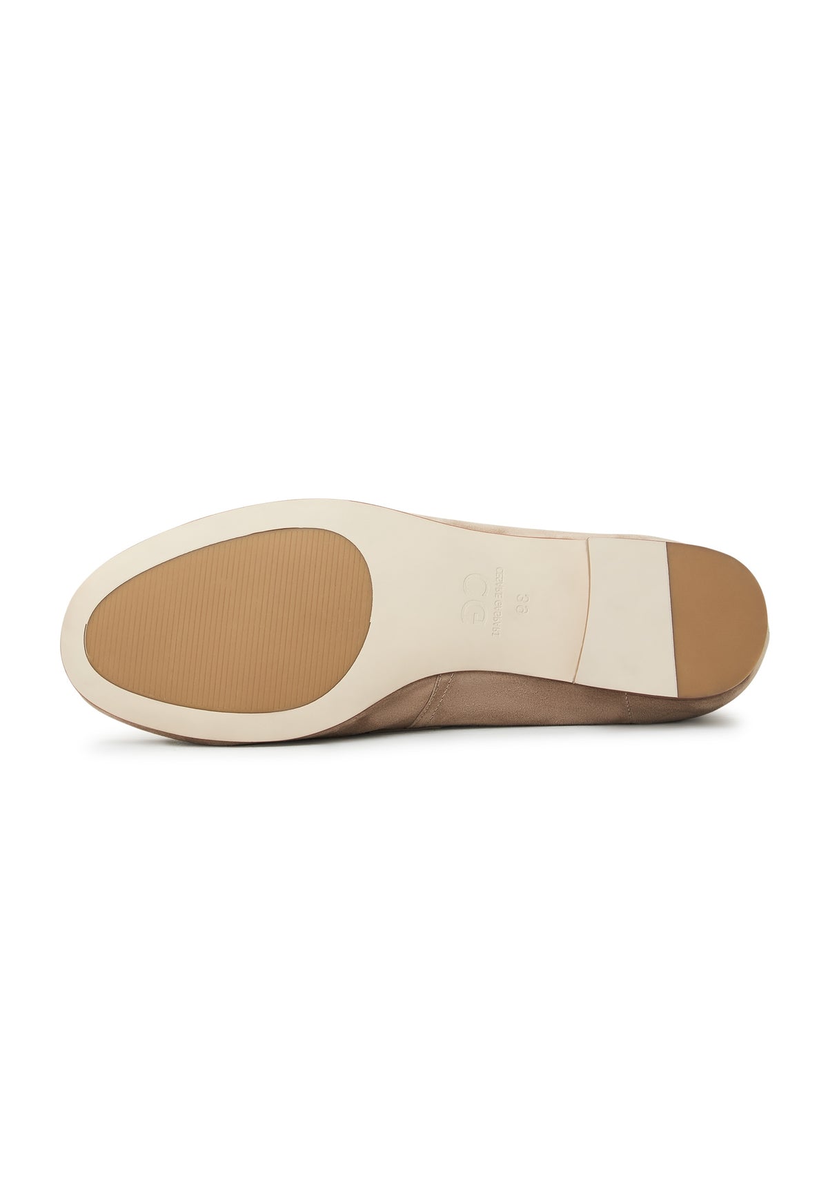 Loafers med blokhæl Diana - Beige