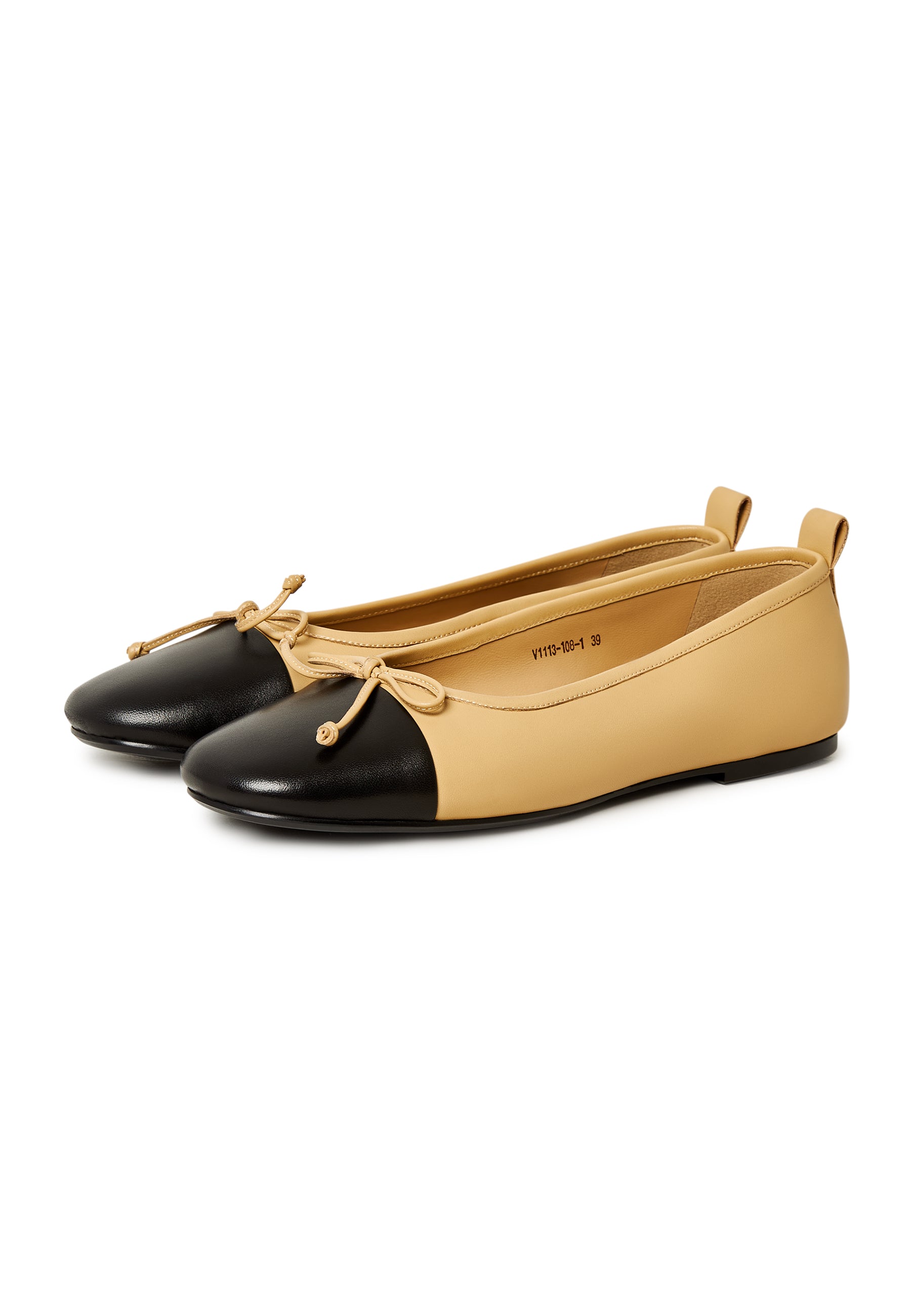 Leather Ballerinas Mila - Beige