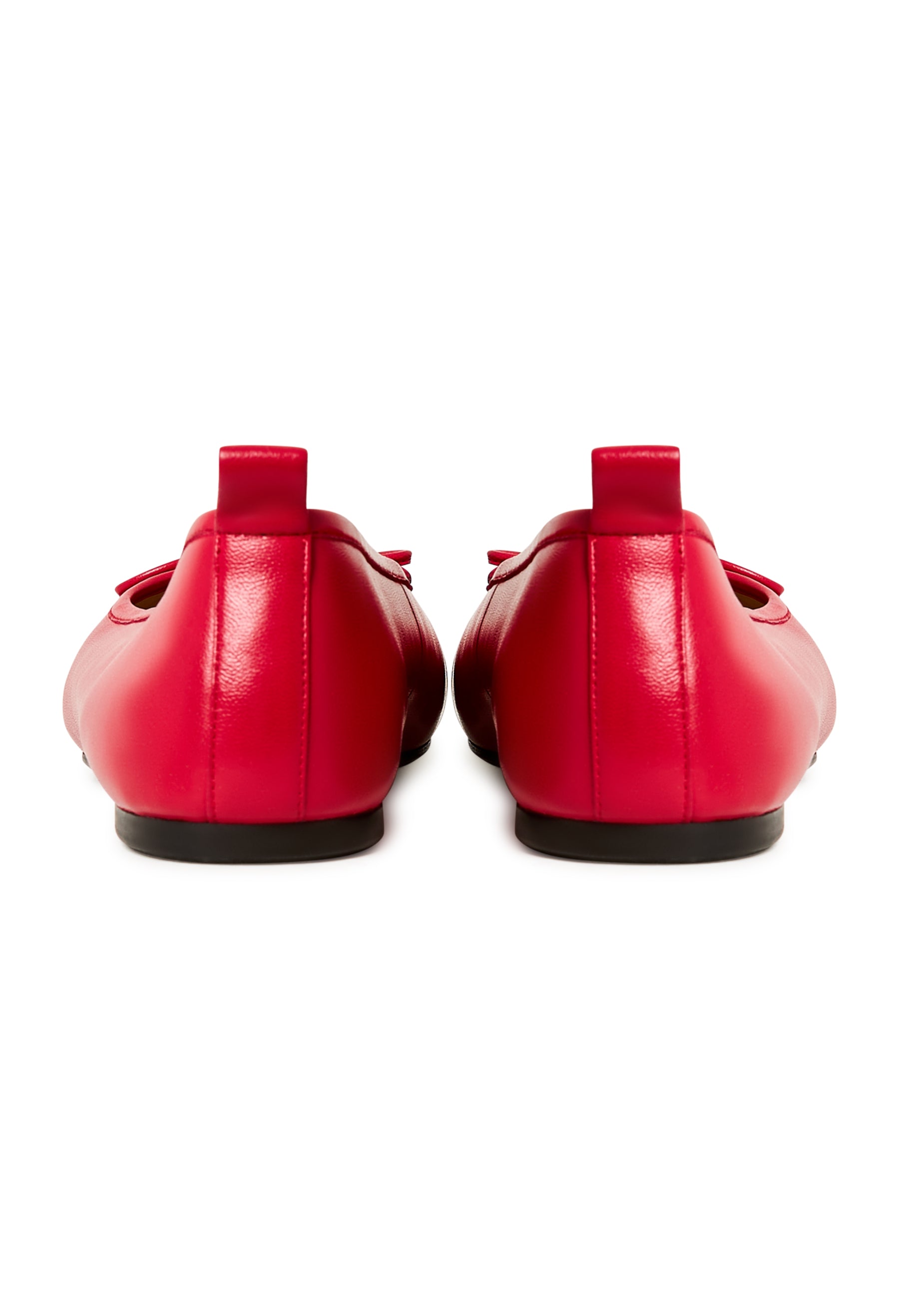 Leather Ballerinas Mila - Red