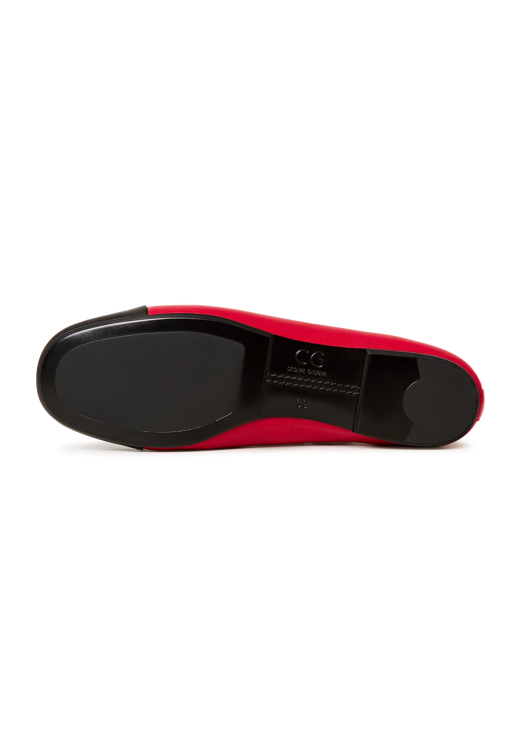 Leather Ballerinas Mila - Red