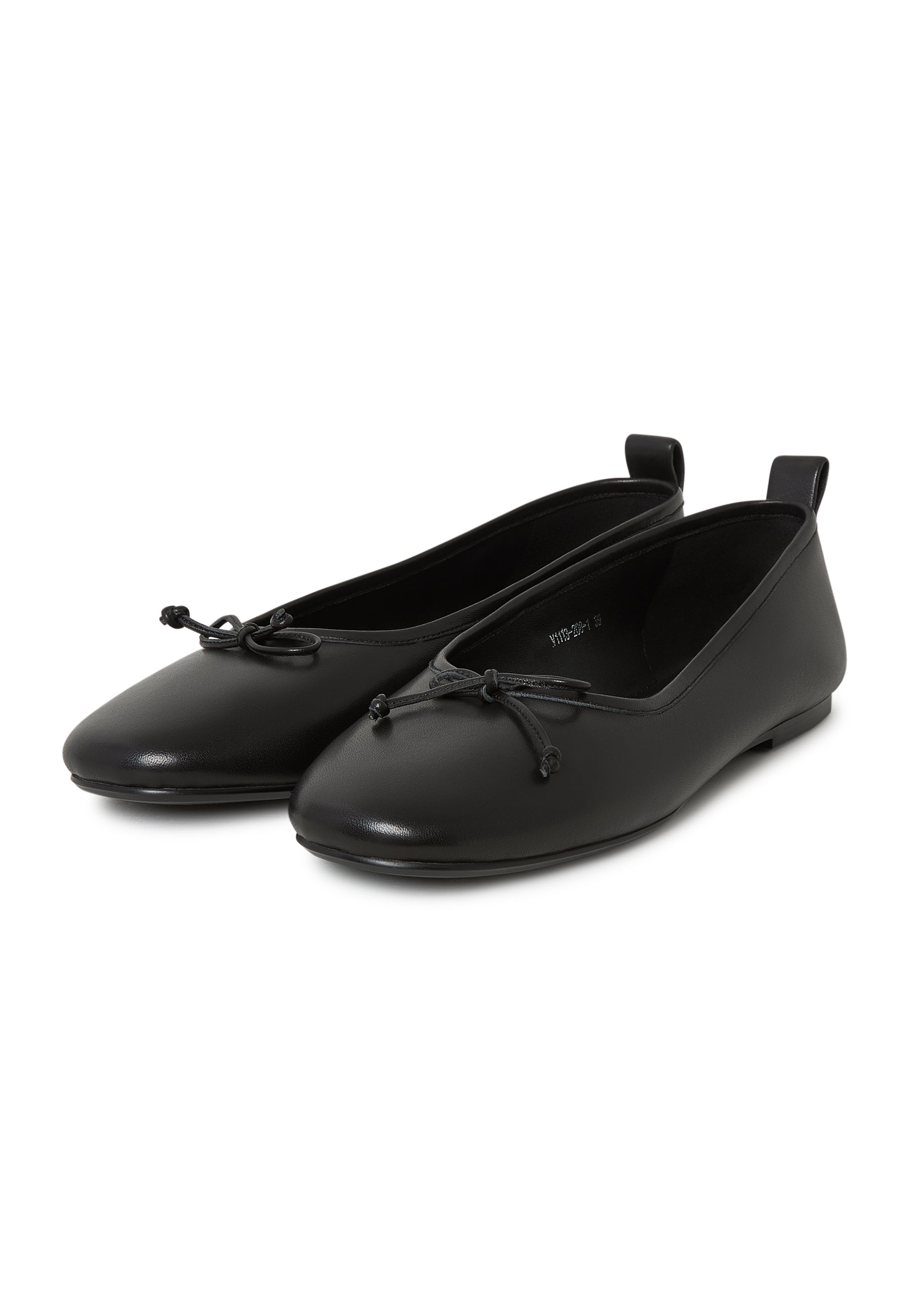 Leather Ballerinas Mila - Black