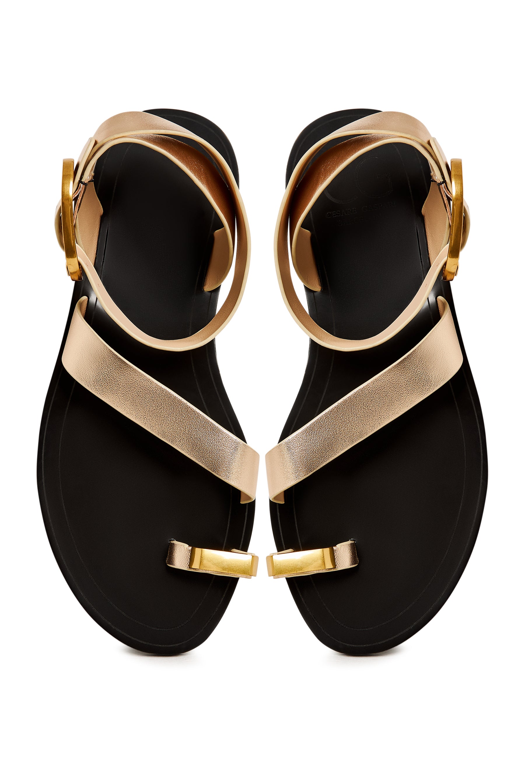 Flat Sole Sandals Paula - Gold