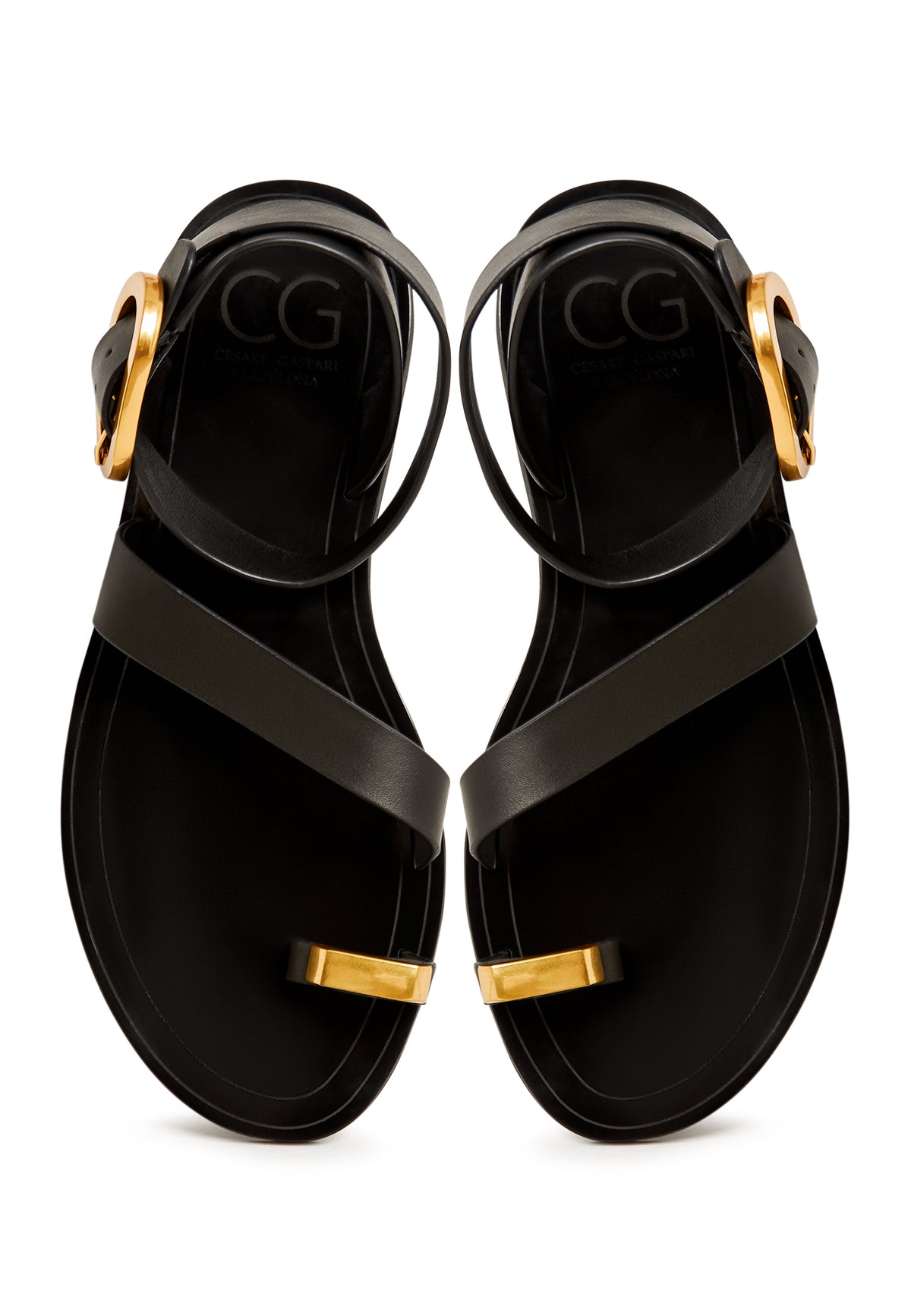 Flat Sole Sandals Paula - Black