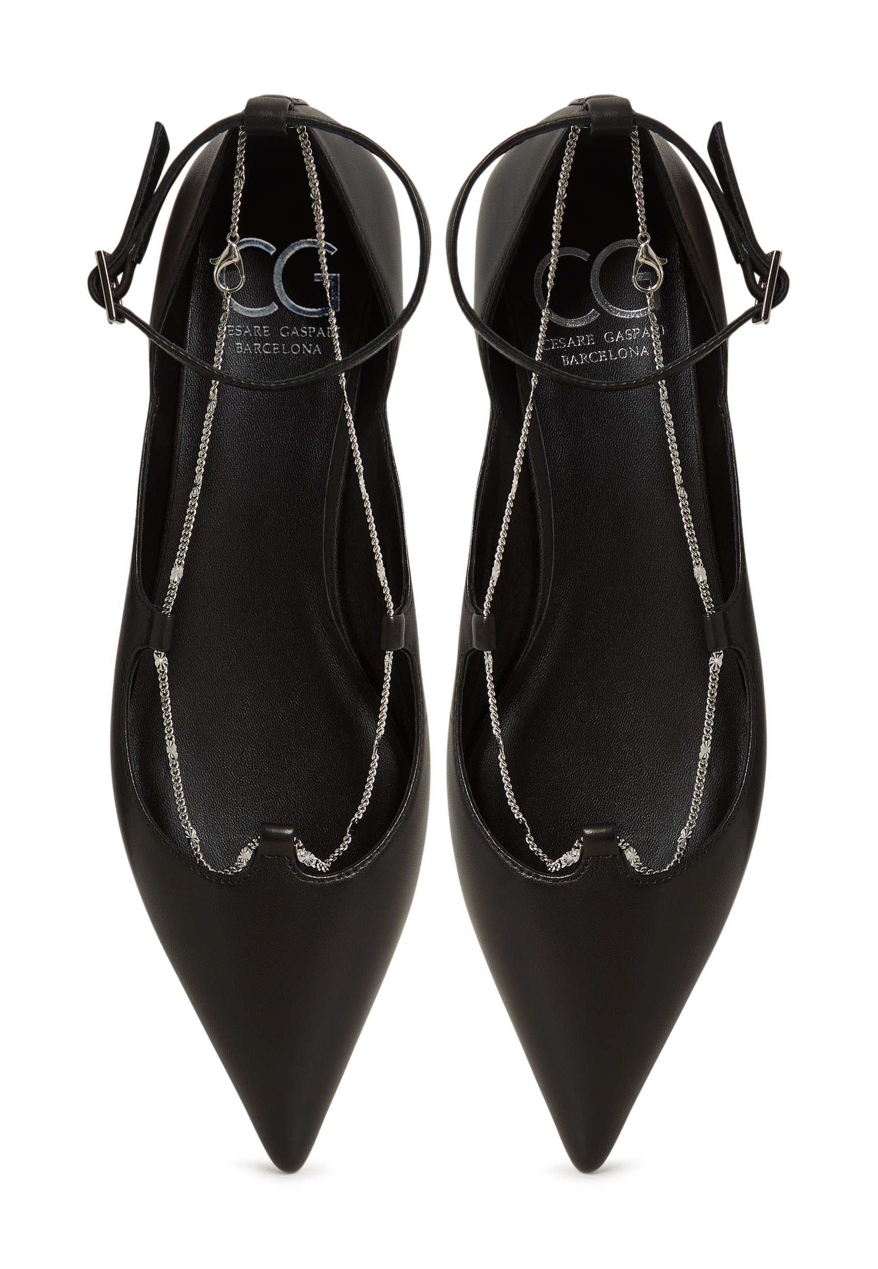 Leather Ballerinas Clara - Black