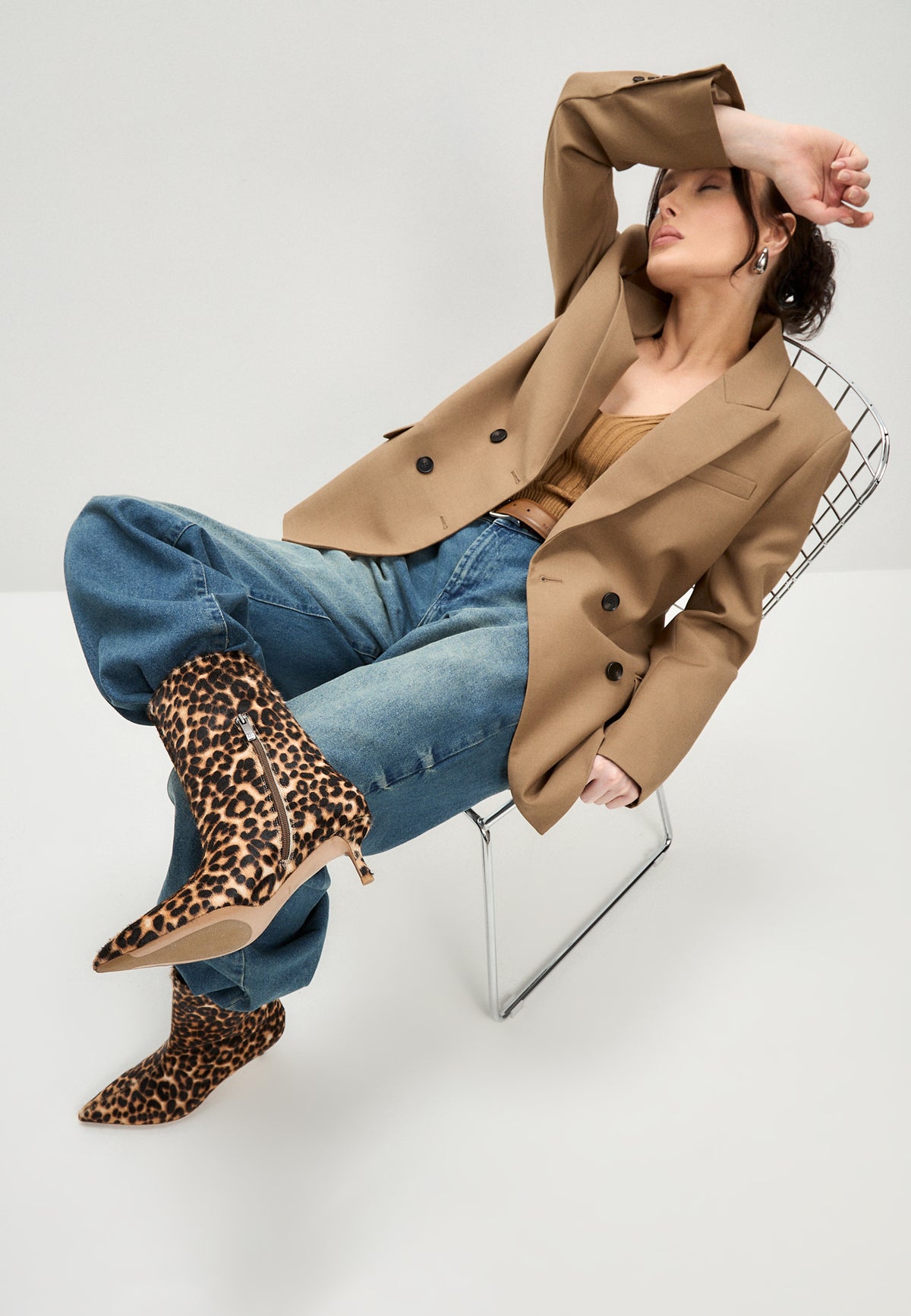 Botines clásicos Regina - Leopardo