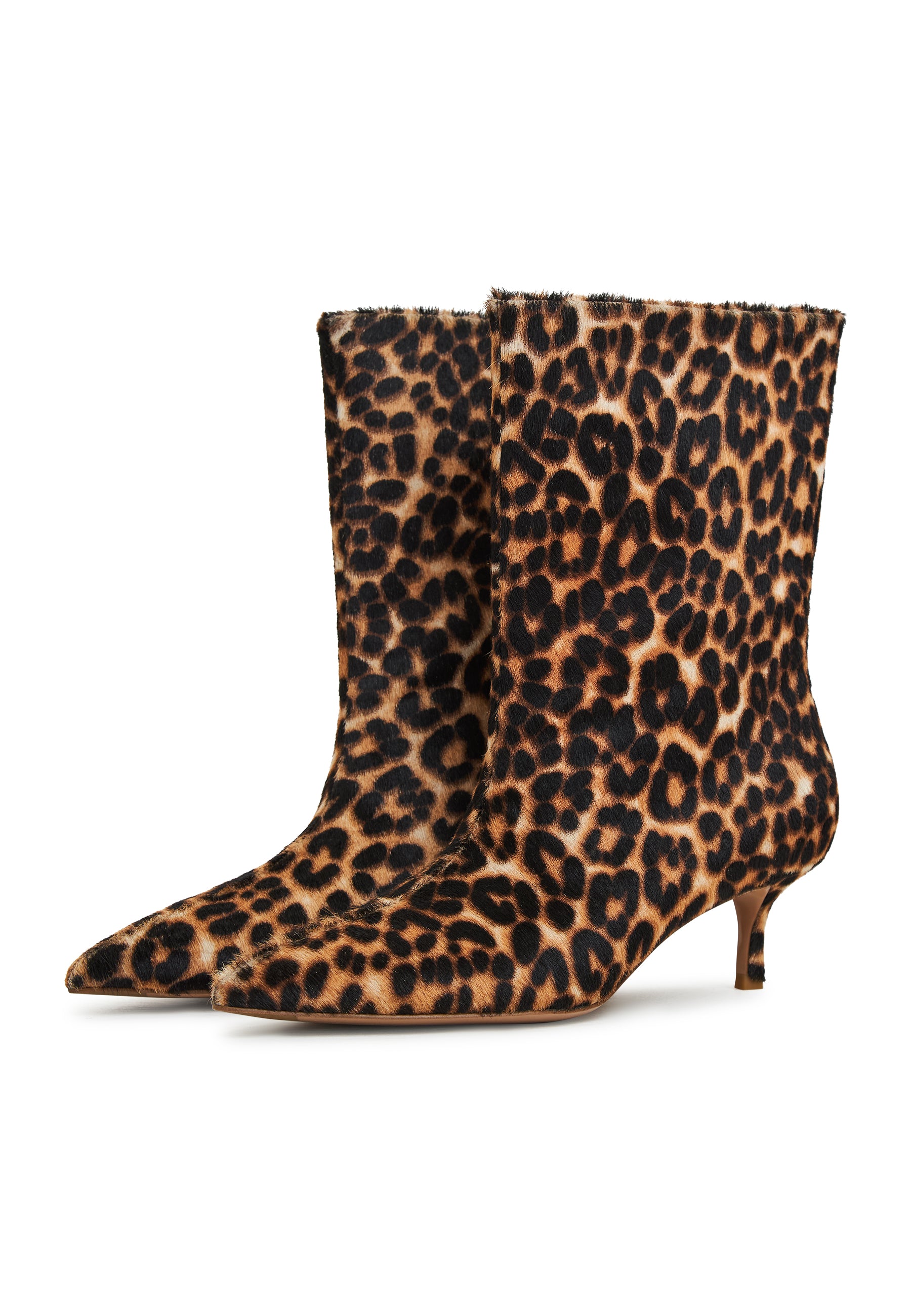 Leopard ankle boots best sale